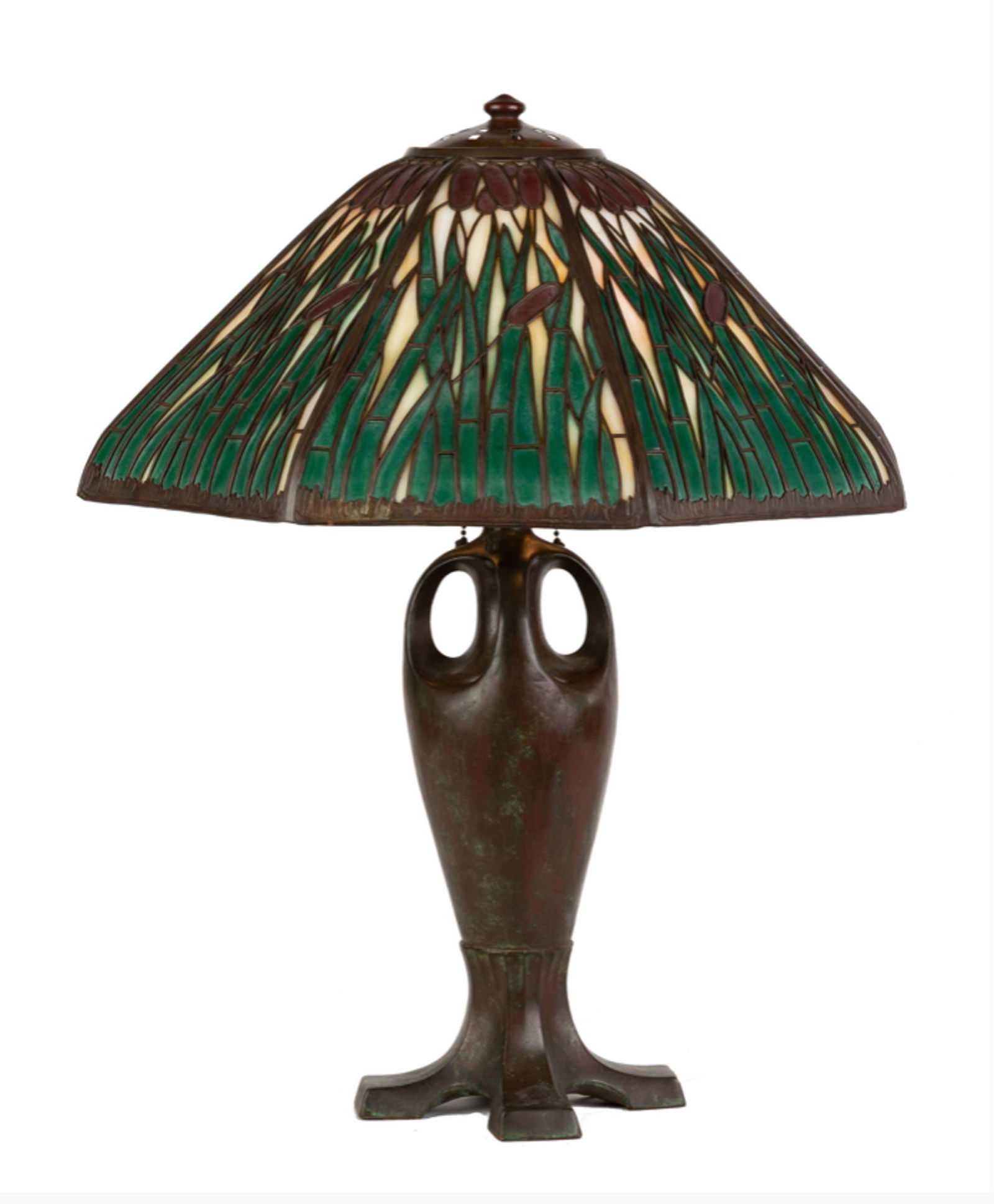 Handel Style Cattail Lamp (1 of 3)