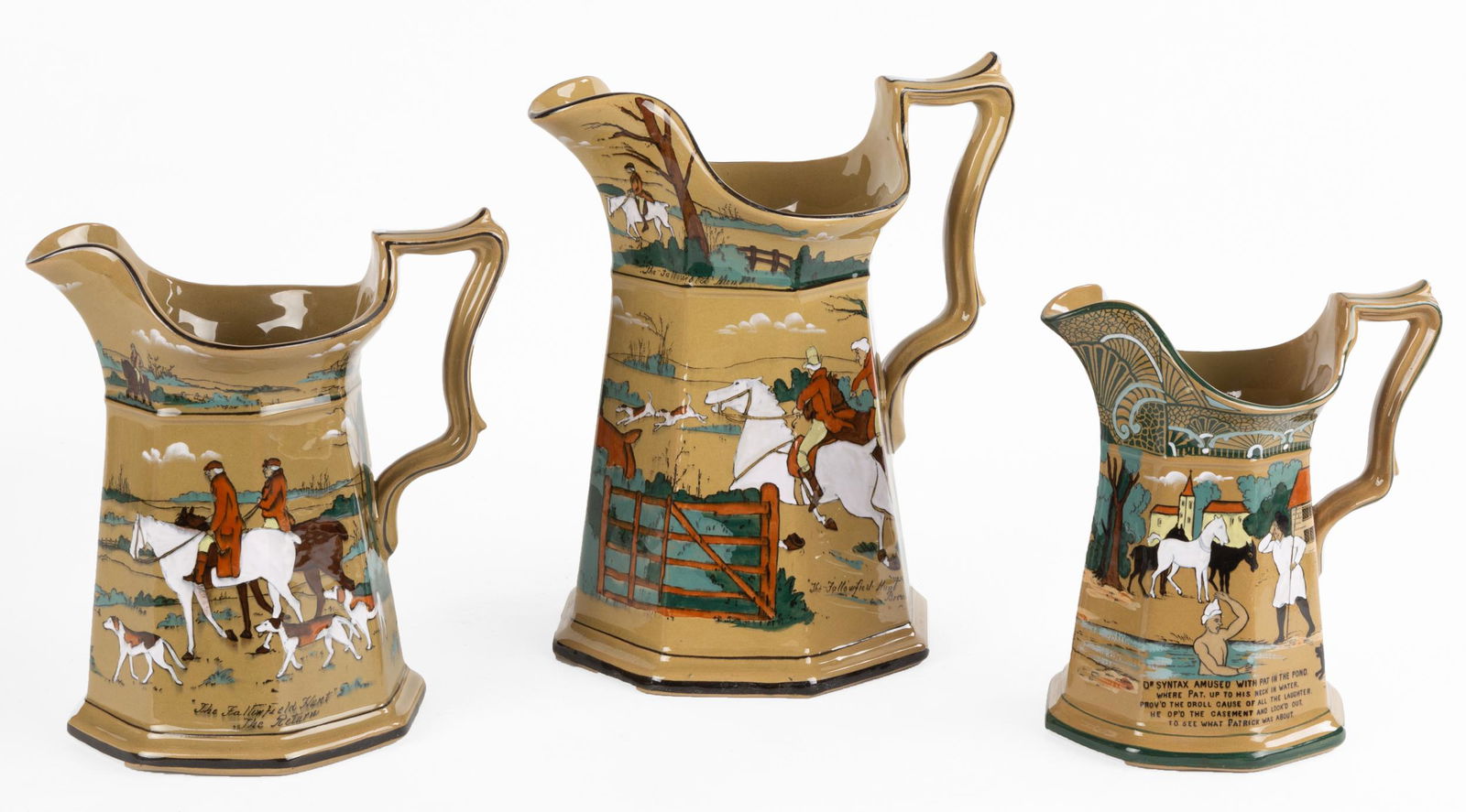 (3) Deldare & Emeraldware Pitchers (1 of 2)