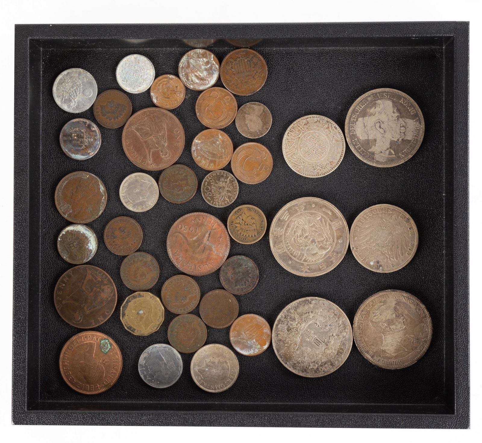 Group of World Coins & Paper Currency (1 of 19)