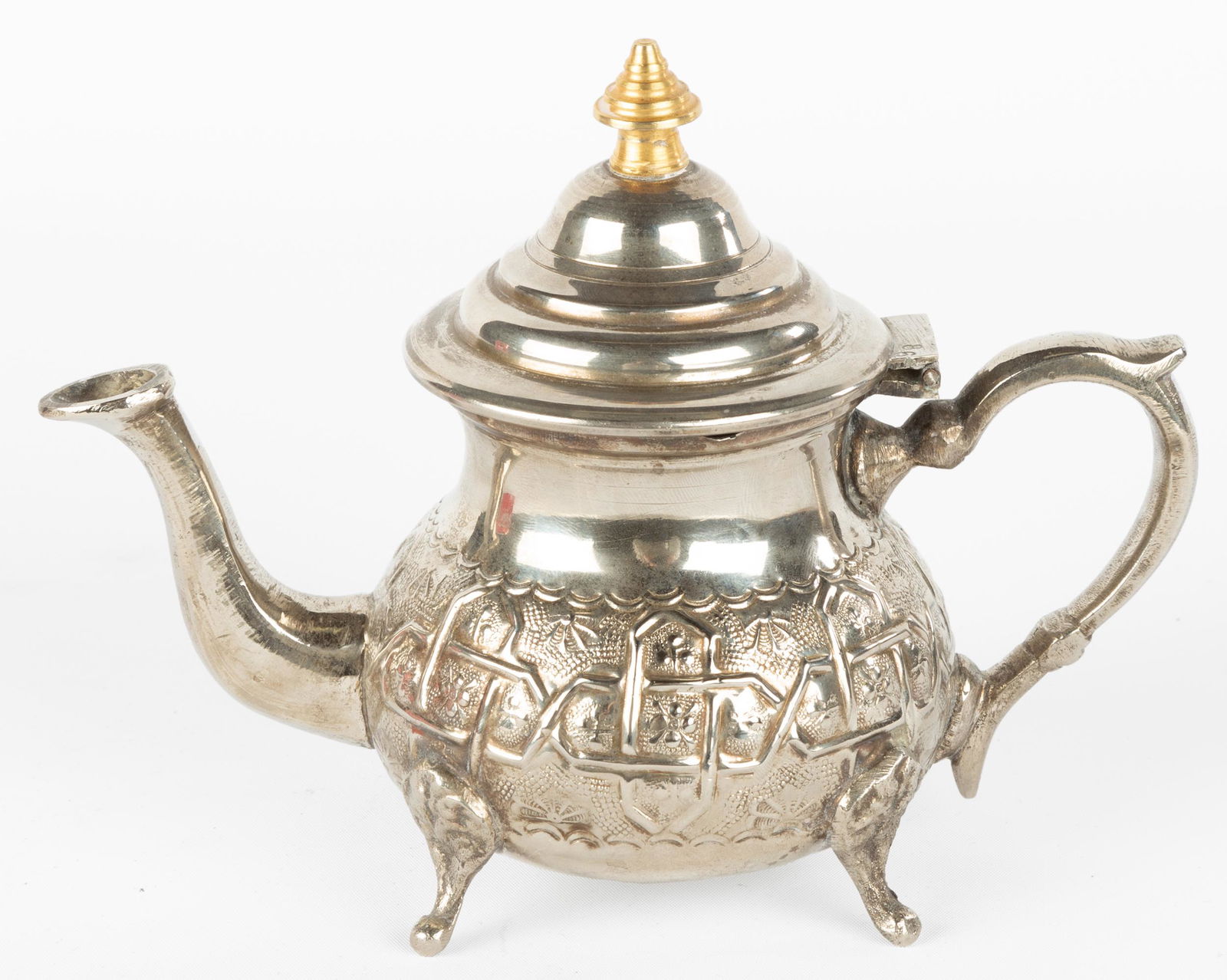 Moroccan Silver Tea Pot (1 of 1)