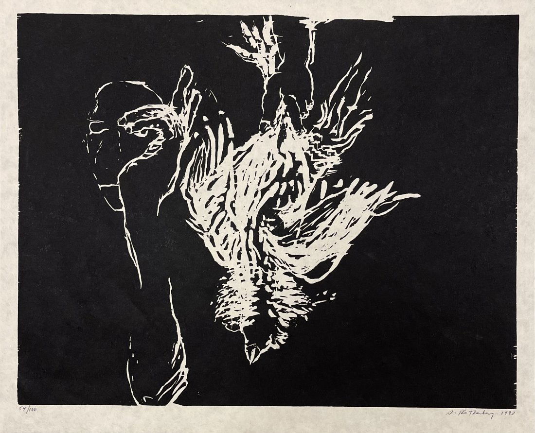 Susan Rothenberg (American, 1945–2020)"Dead Rooster #3" (1 of 1)