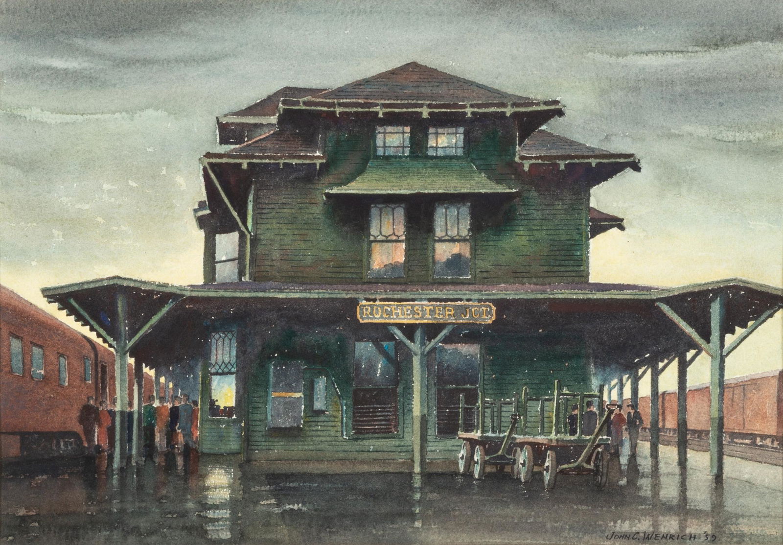 John C. Wenrich (1894-1970) "Rochester, Junction" (1 of 2)