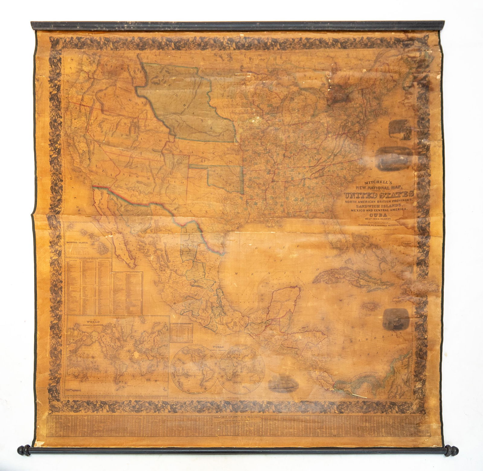 Mitchell's New National Map, United States, North (1 of 3)