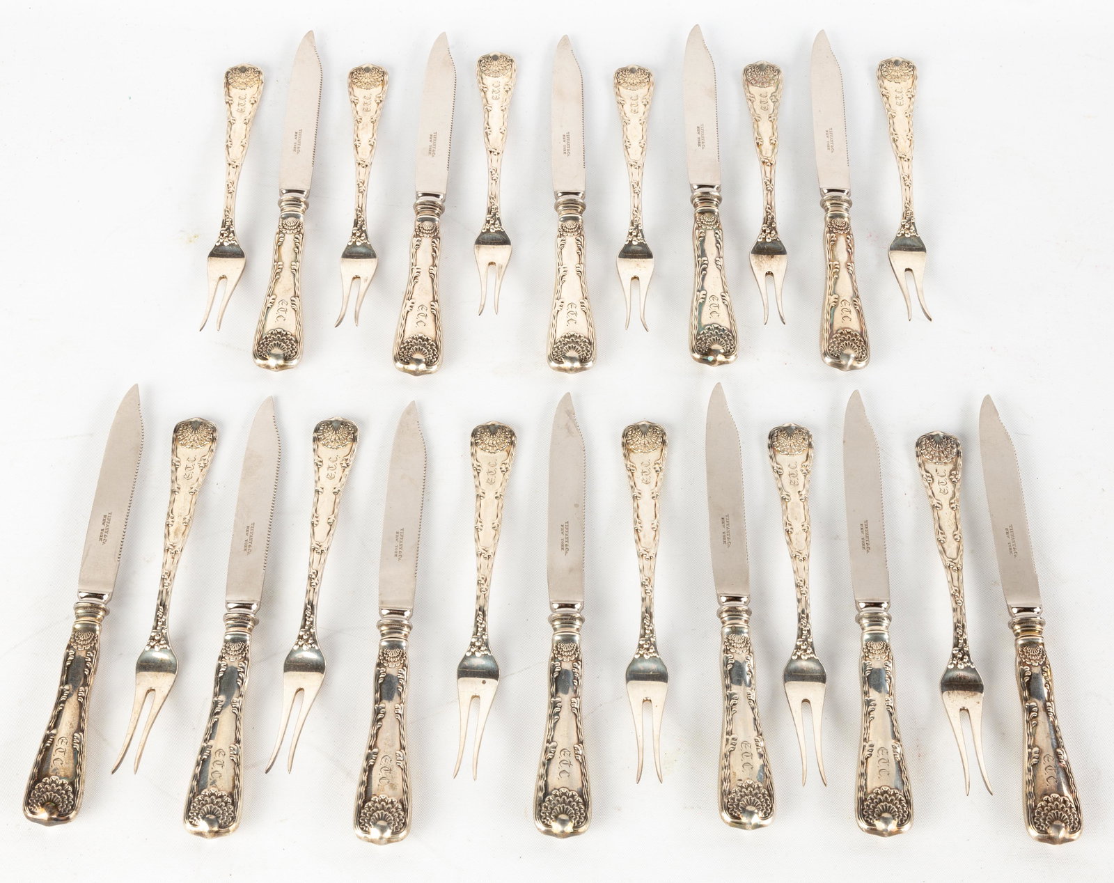 Tiffany & Company Sterling Silver "Wave Edge" Fruit Set (1 of 2)