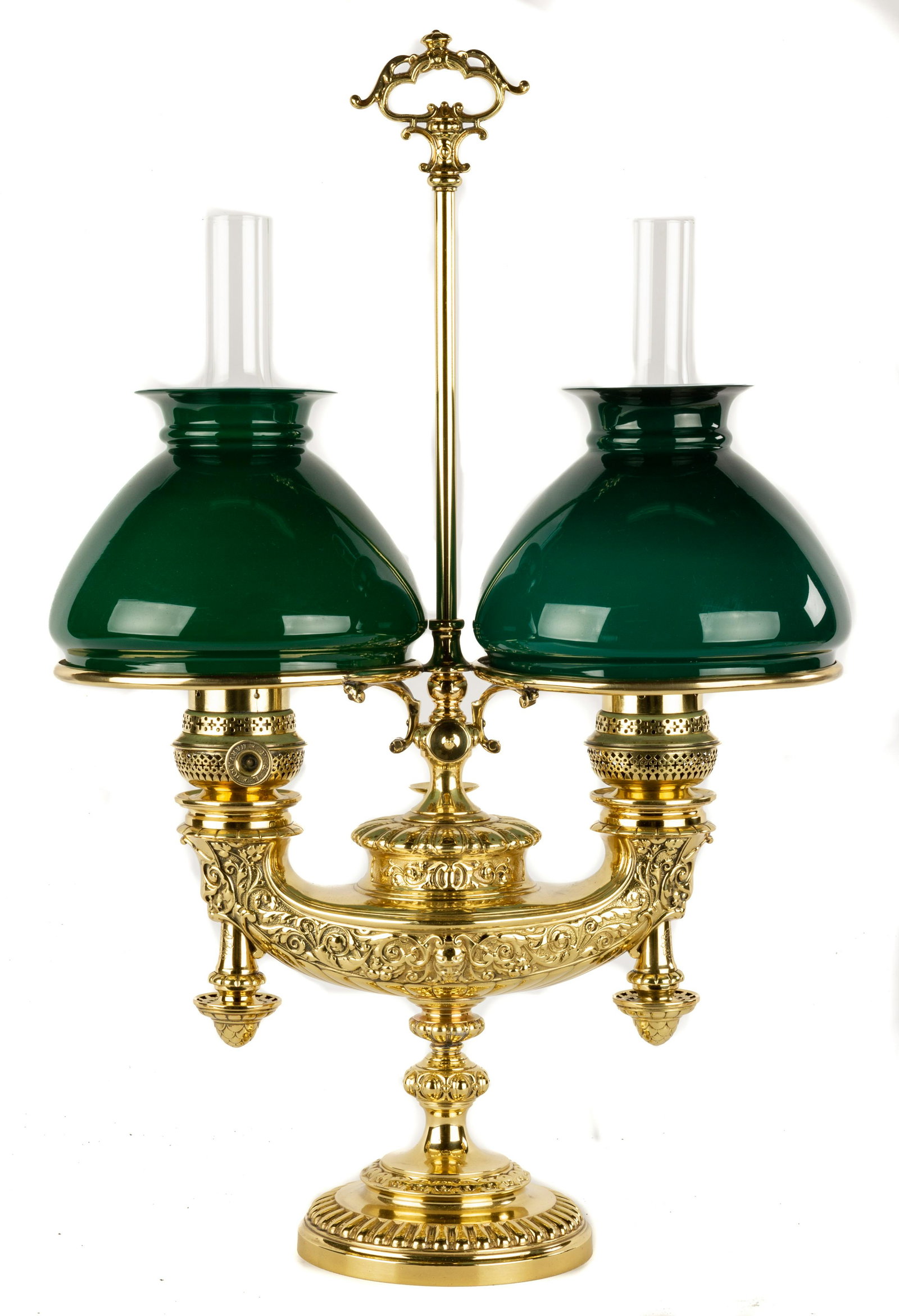 Wild & Wessel Double Harvard Student Lamp (1 of 2)