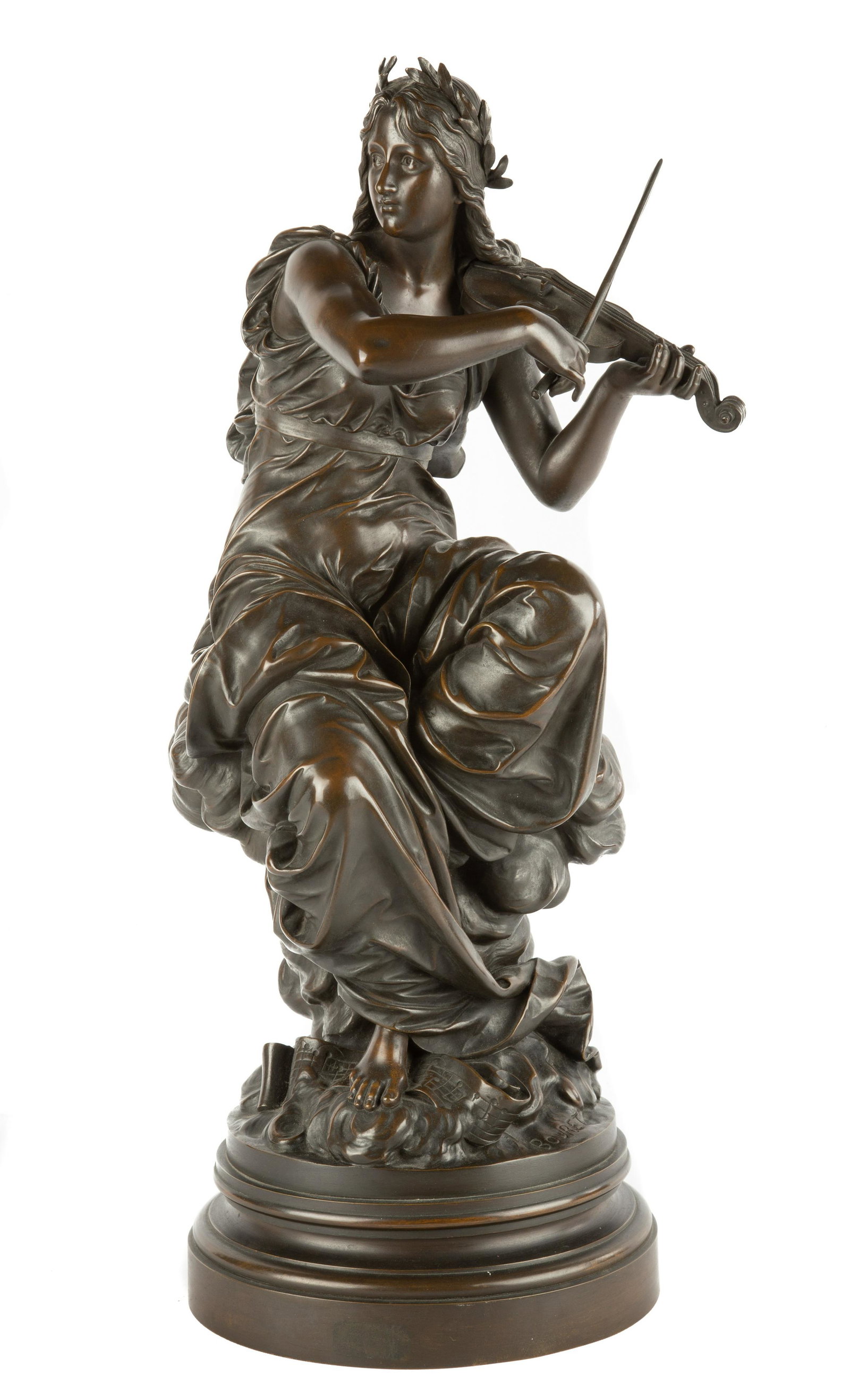 Eutrope Bouret (French, 1833-1906) Bronze Sculpture of (1 of 3)