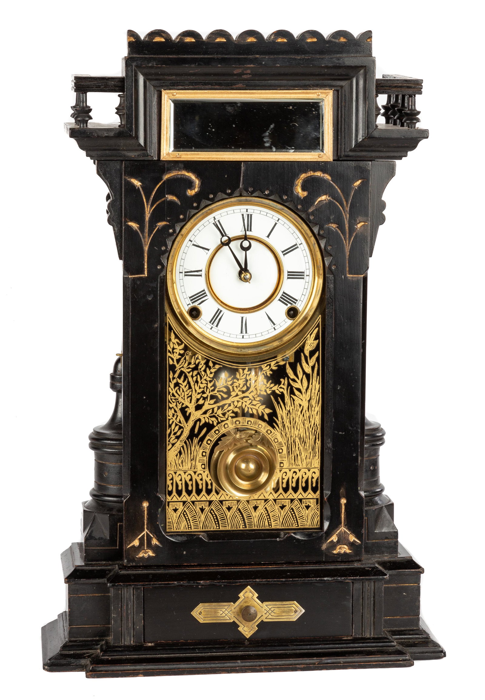 F. Kroeber Lehigh Shelf Clock (1 of 1)