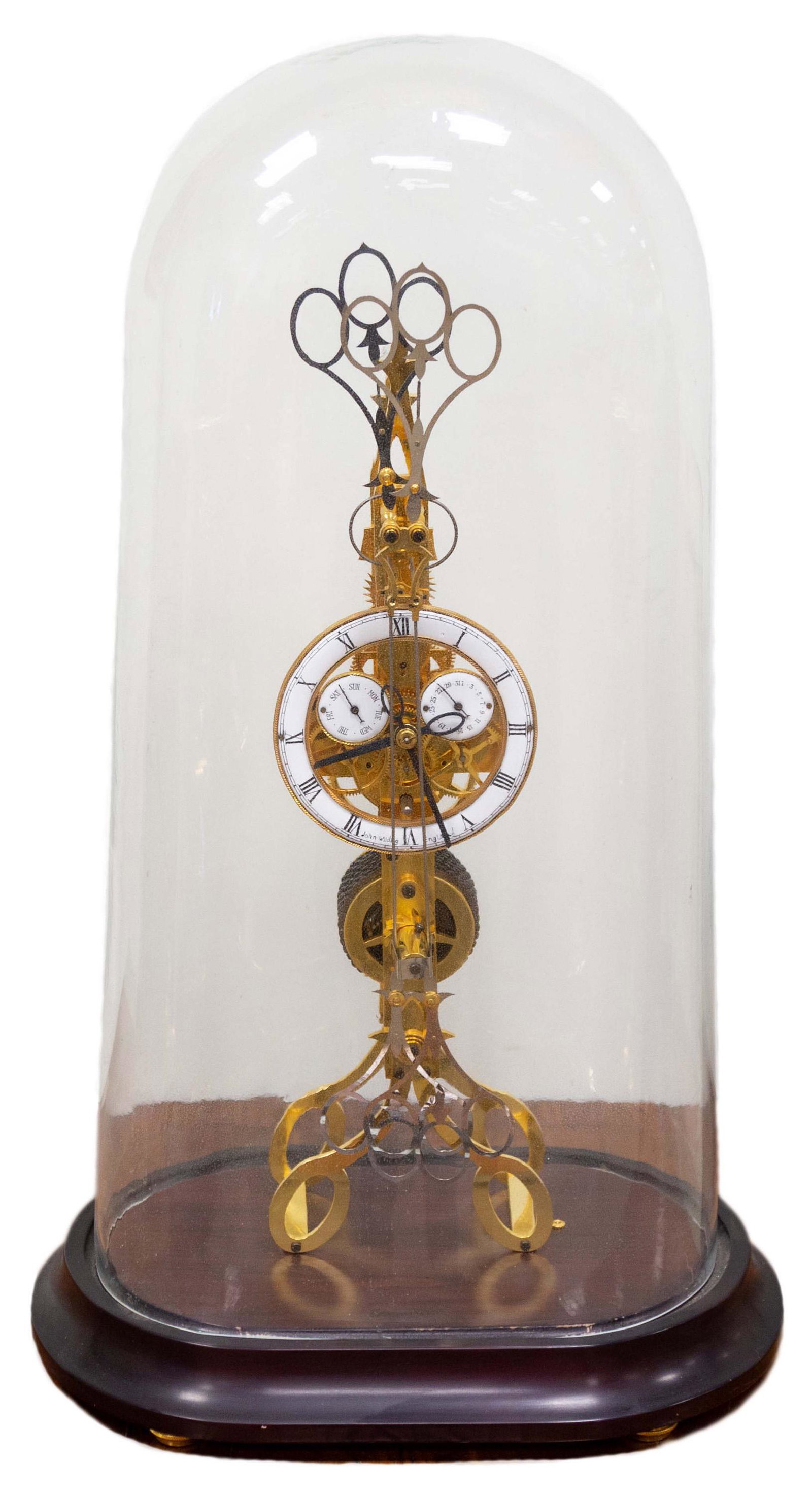 Reproduction English John Wilding Skeleton Clock (1 of 6)