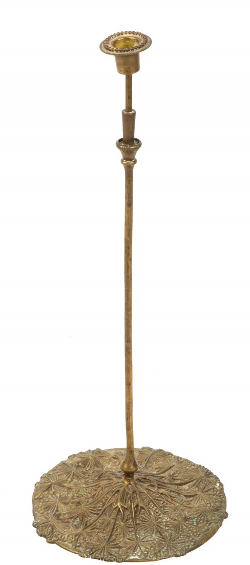 Tiffany Studios, New York Queen Anne's Lace Bronze Cand (1 of 3)