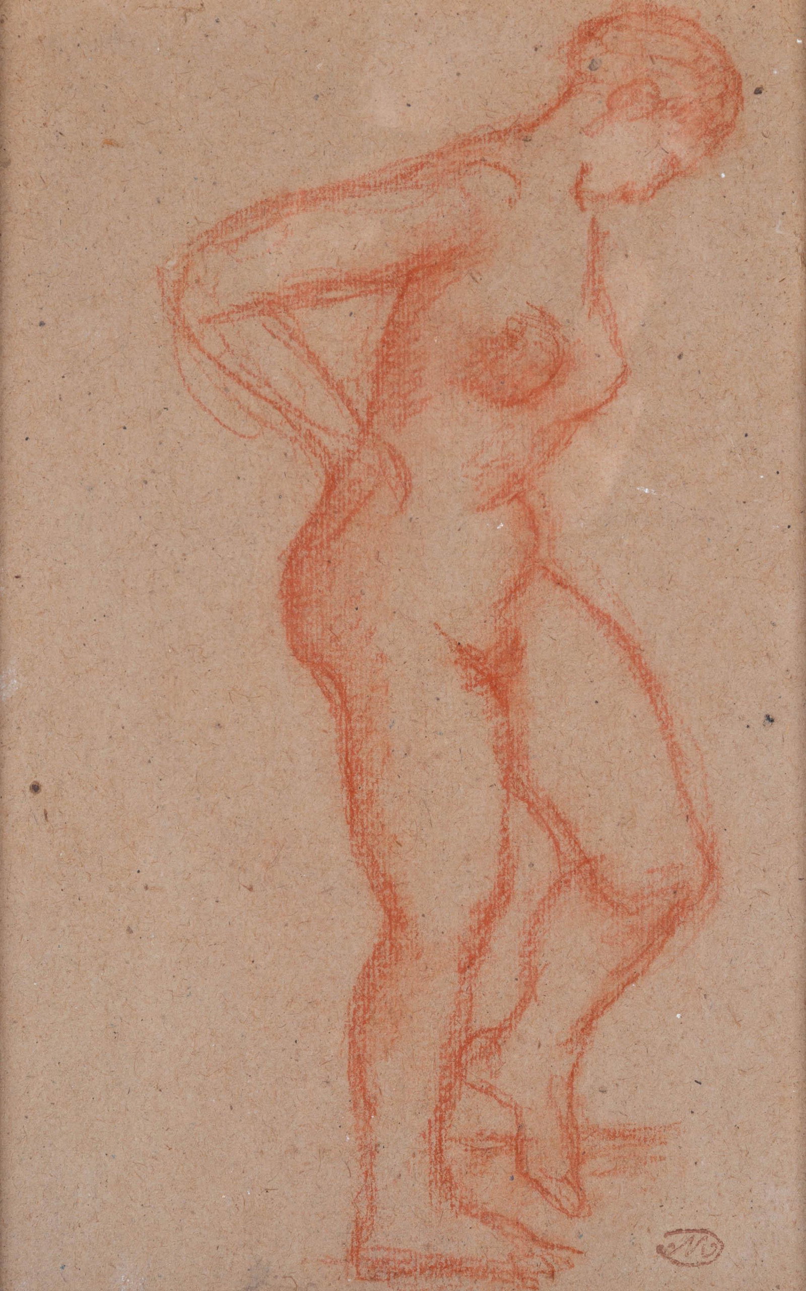 Aristide Maillol (French, 1861-1944) "Etude pour (1 of 3)