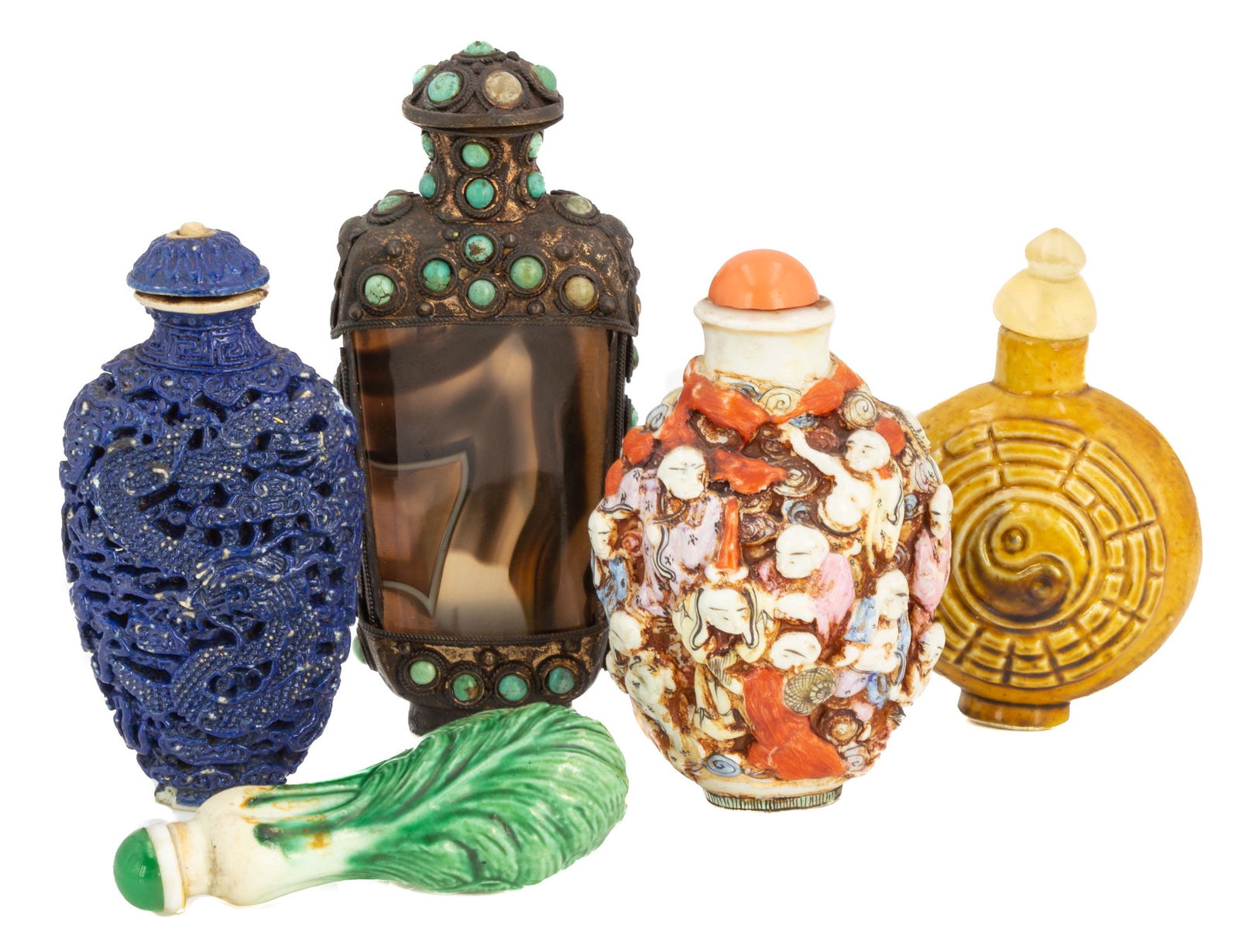 (5) Chinese Snuff Bottles (1 of 12)