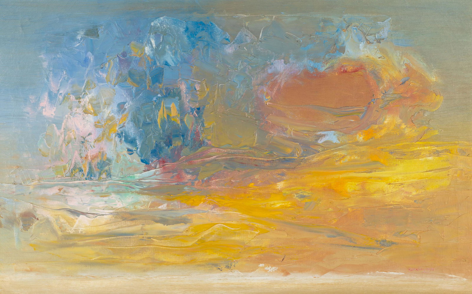 Ralph Rosenborg (American, 1913-1992) "American Landscape: The River and the Shore" (1 of 5)