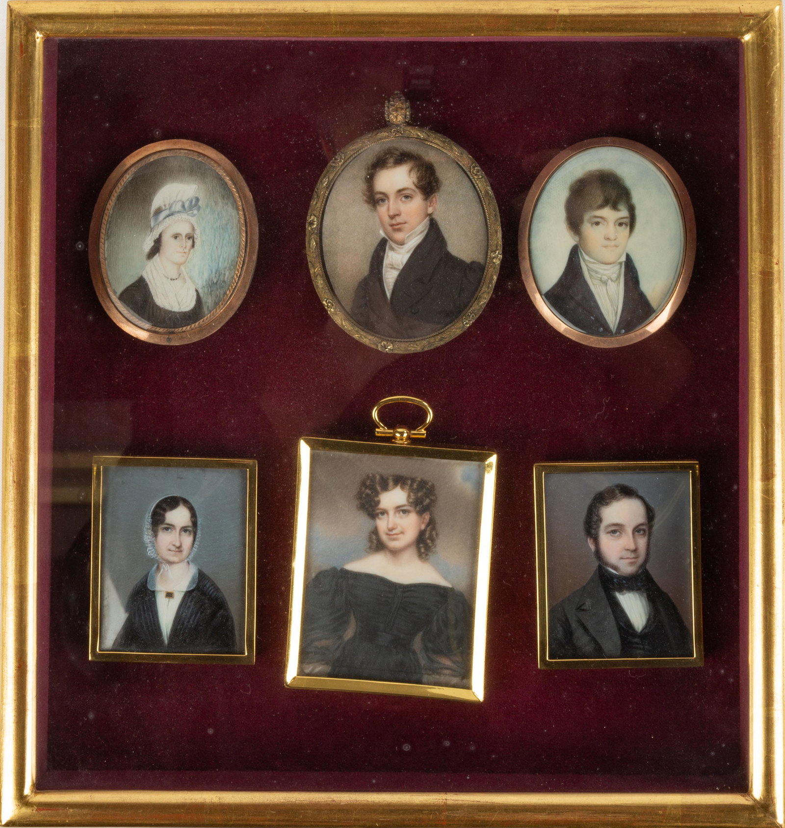 Gilmour & Lathrop Family Portrait Miniatures (1 of 3)