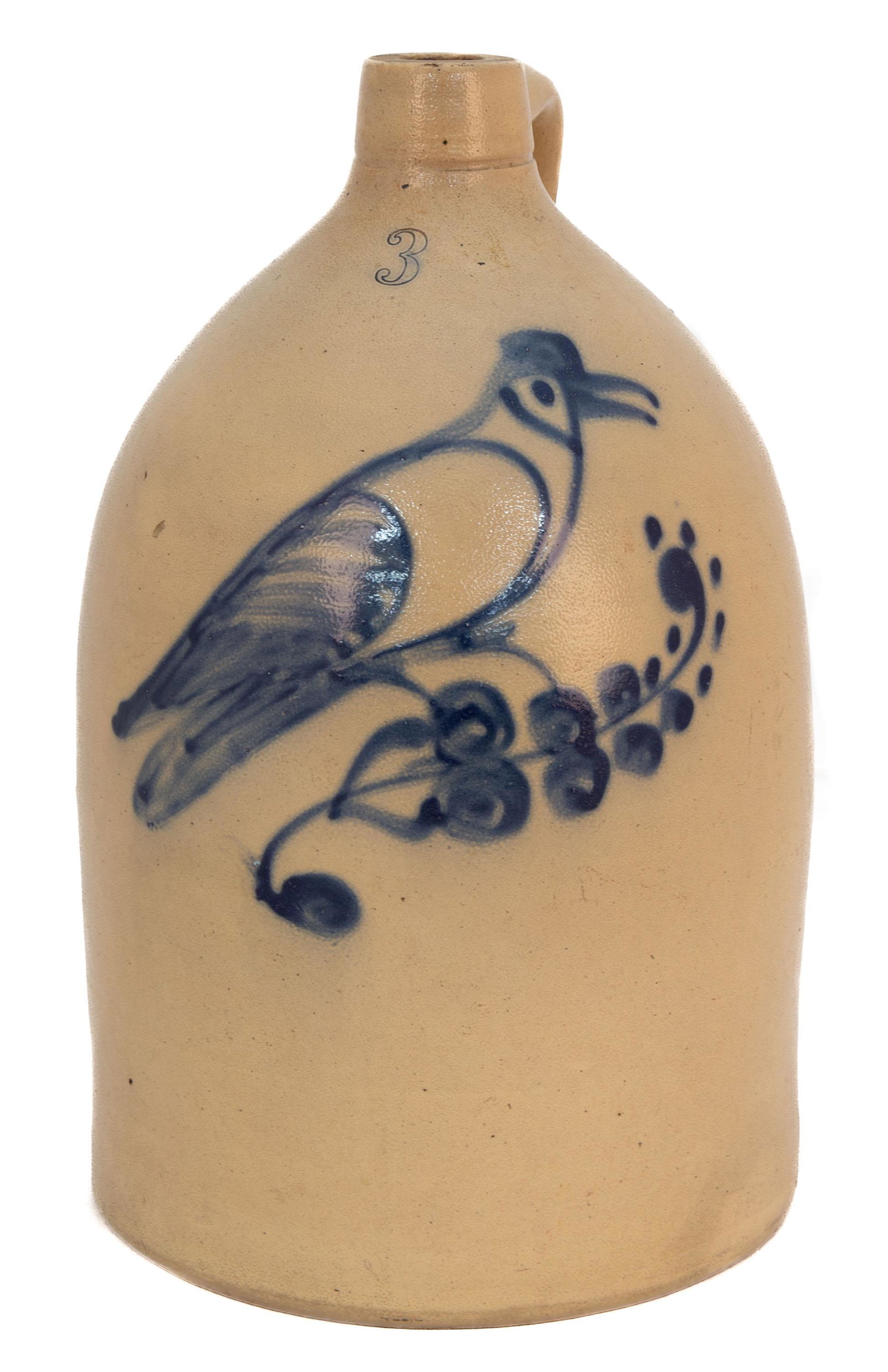 New York State 3 Gallon Stoneware Jug (1 of 2)