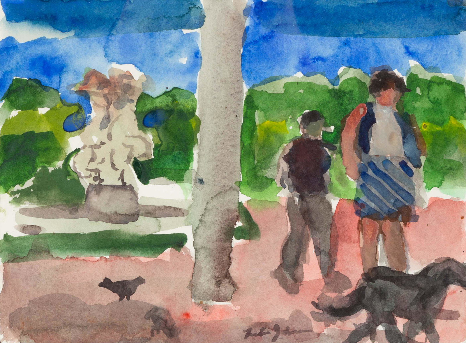 Lester Johnson (American, 1919-2010) Untitled (1 of 1)