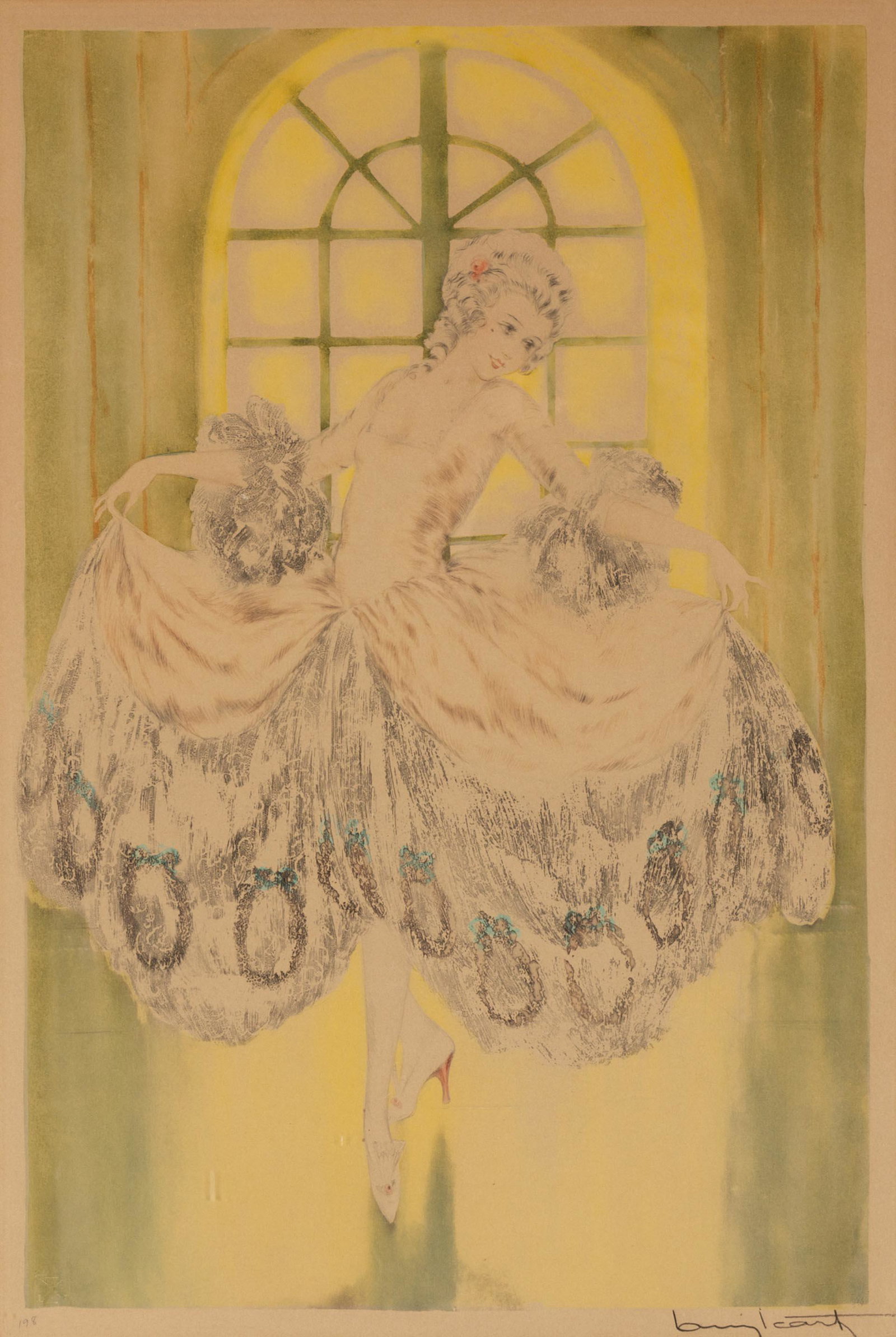Louis Icart (French, 1888-1950) Minuet (1 of 2)