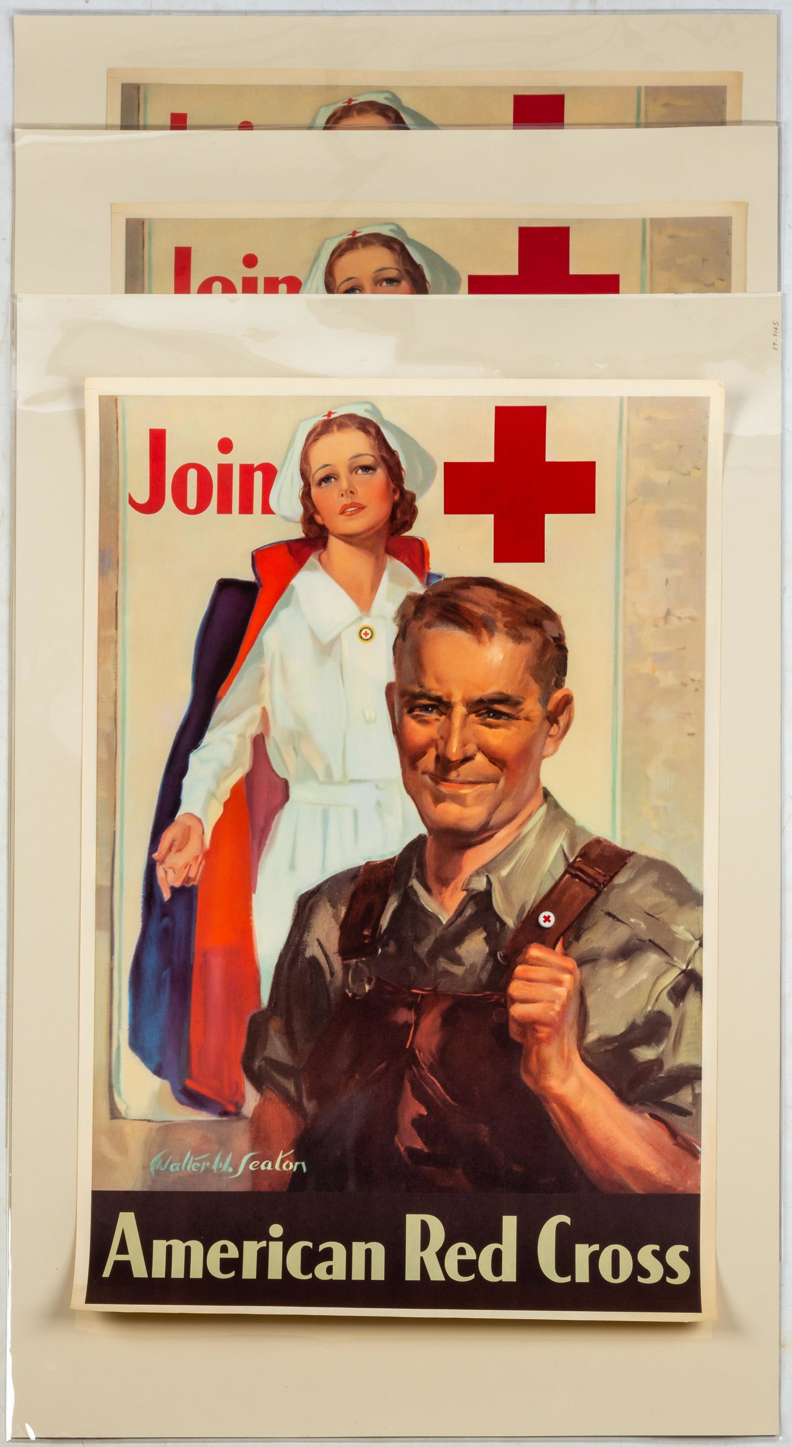 (3) WWII, Join American Red Cross Posters (1 of 1)