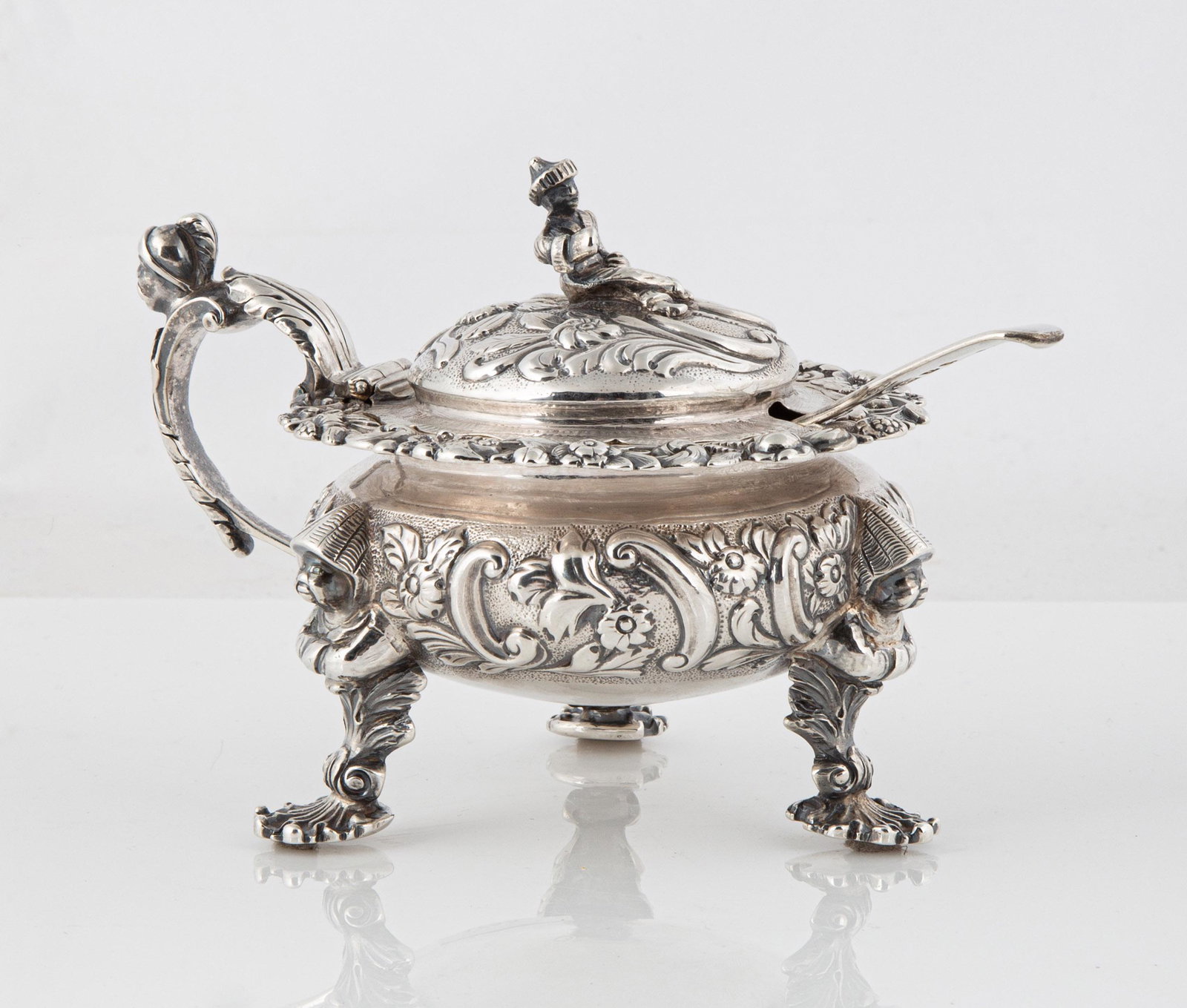George III Silver Mustard Pot (1 of 5)