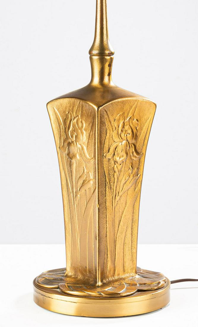 Tiffany Studios, New York "Iris" Lamp Base (1 of 3)