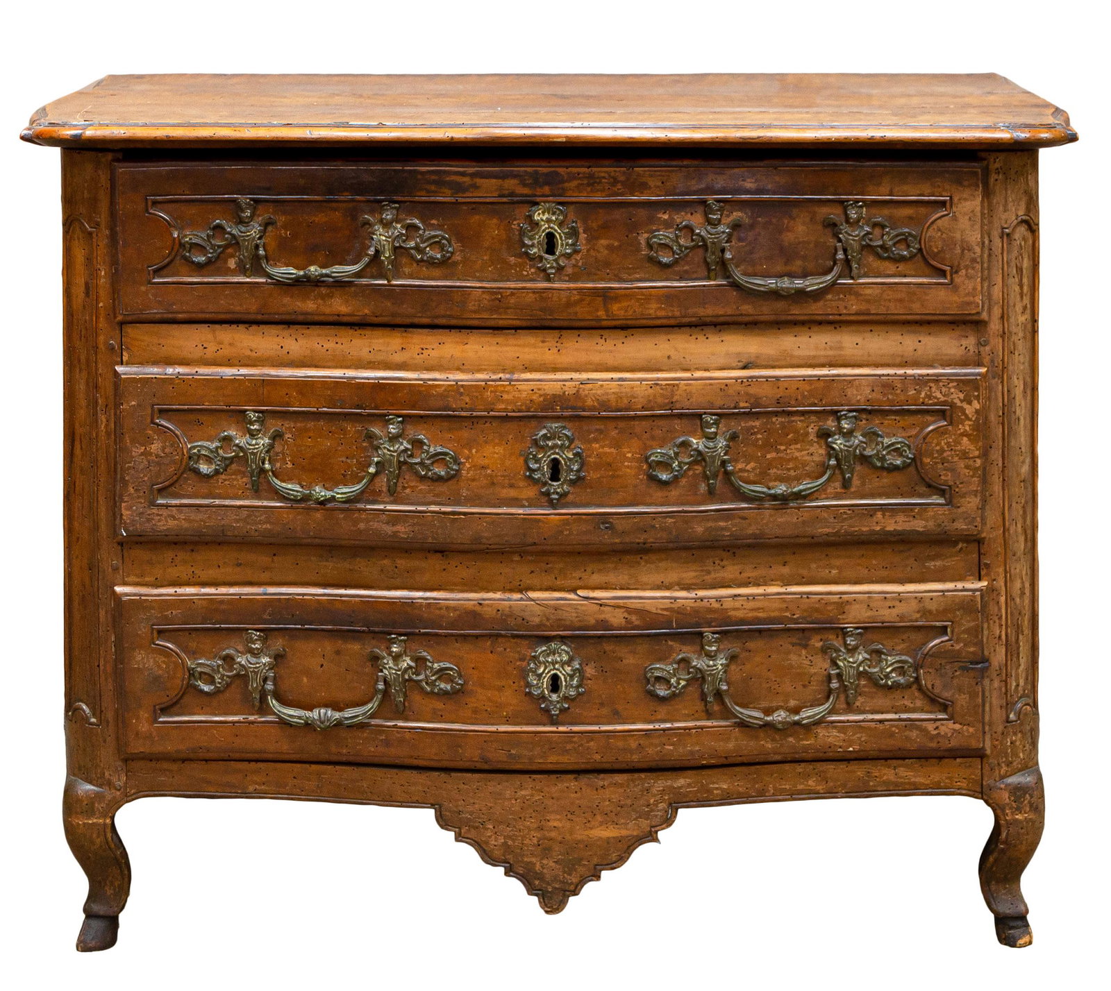 Early Serpentine Italian Chest (1 of 4)