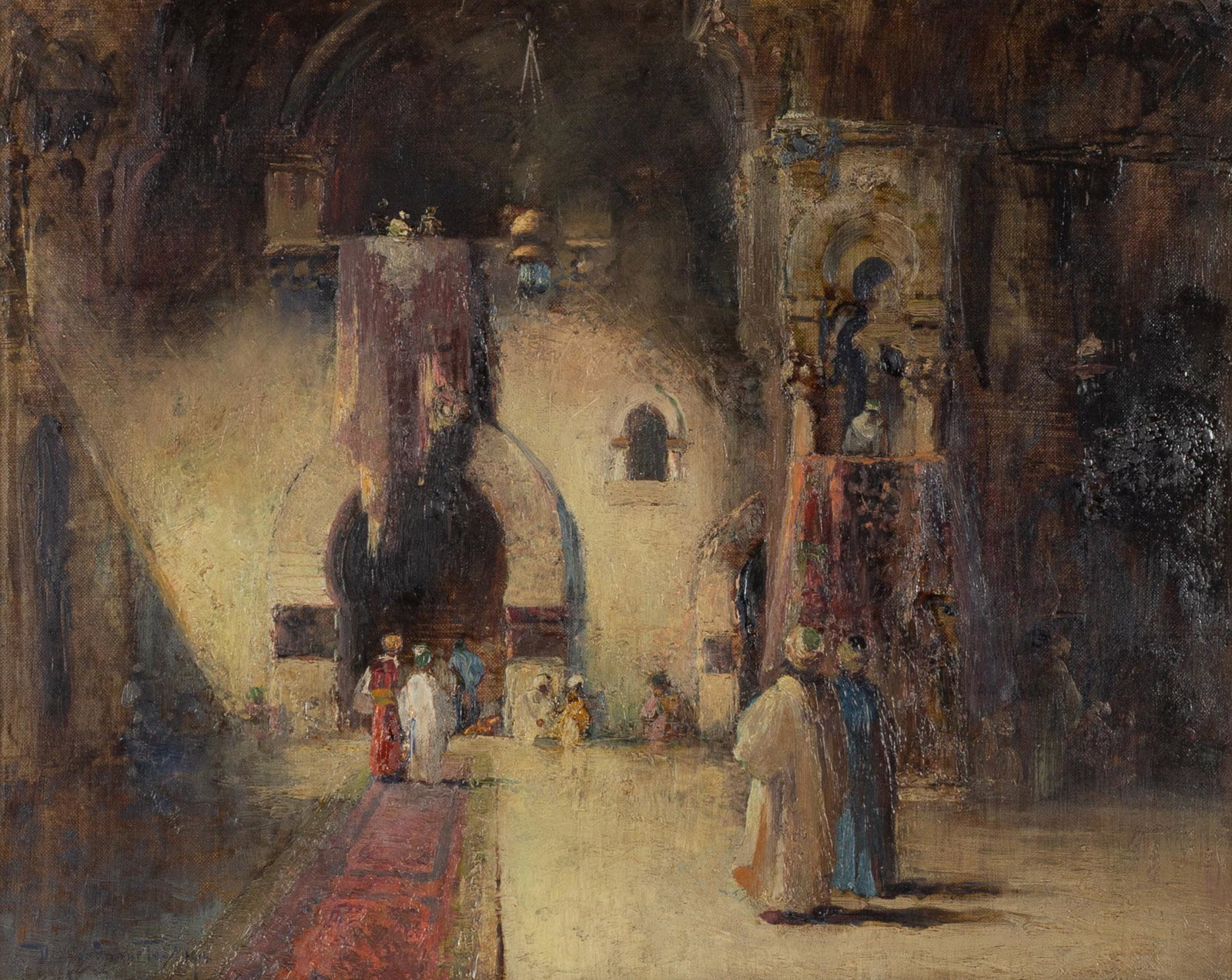 Douglas Arthur Teed (American, 1863-1929) Middle Eastern Scene (1 of 7)