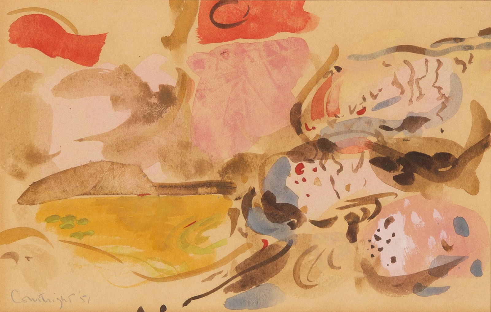 Robert Courtright (American, 1926-2012) Abstract (1 of 3)