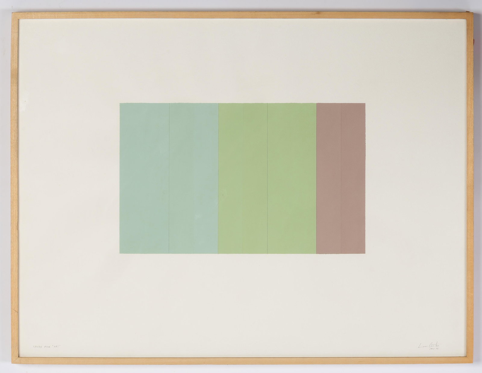 Louis Comtois (Canadian, 1945-1990) "Study for ARI" (1 of 4)