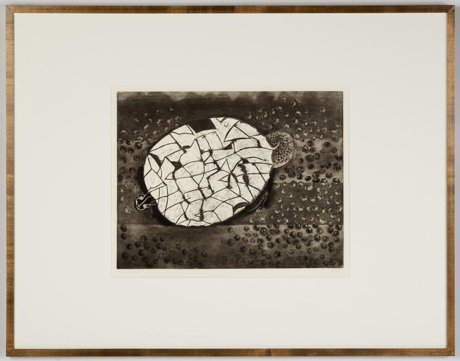 Francisco Toledo (Mexican, b. 1940) "Tortuga y Rayas" (Turtle and Stripes) (1 of 3)