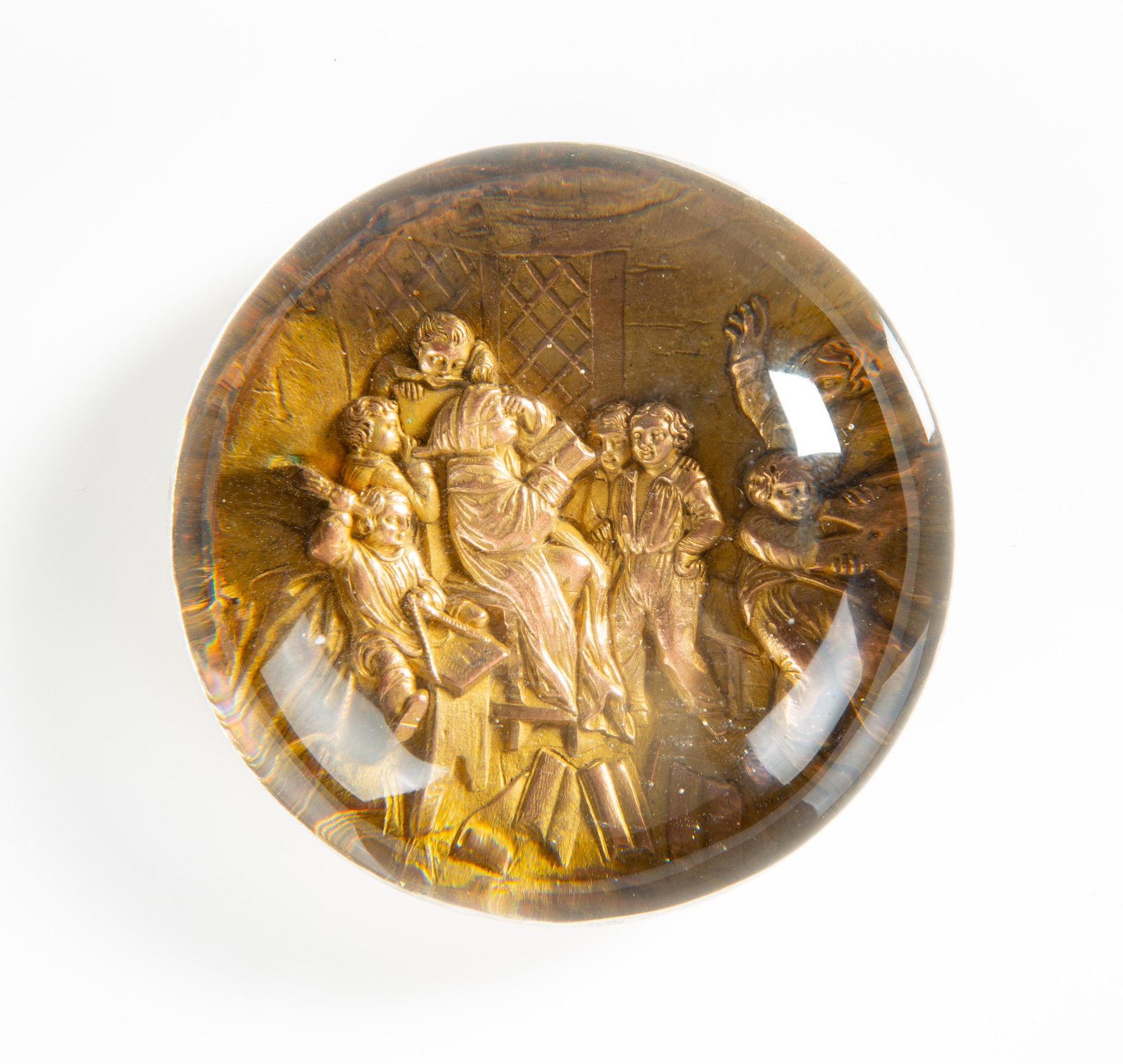 British Pinchbeck Paperweight (1 of 2)