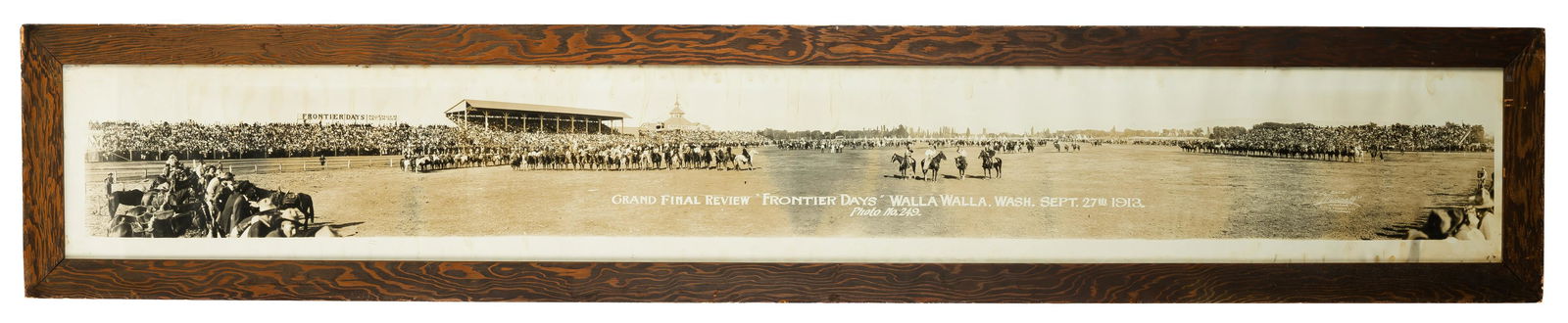 Panoramic Photograph, "Grand Final Review 'Frontier Days,' Walla Walla, Washington (1 of 3)