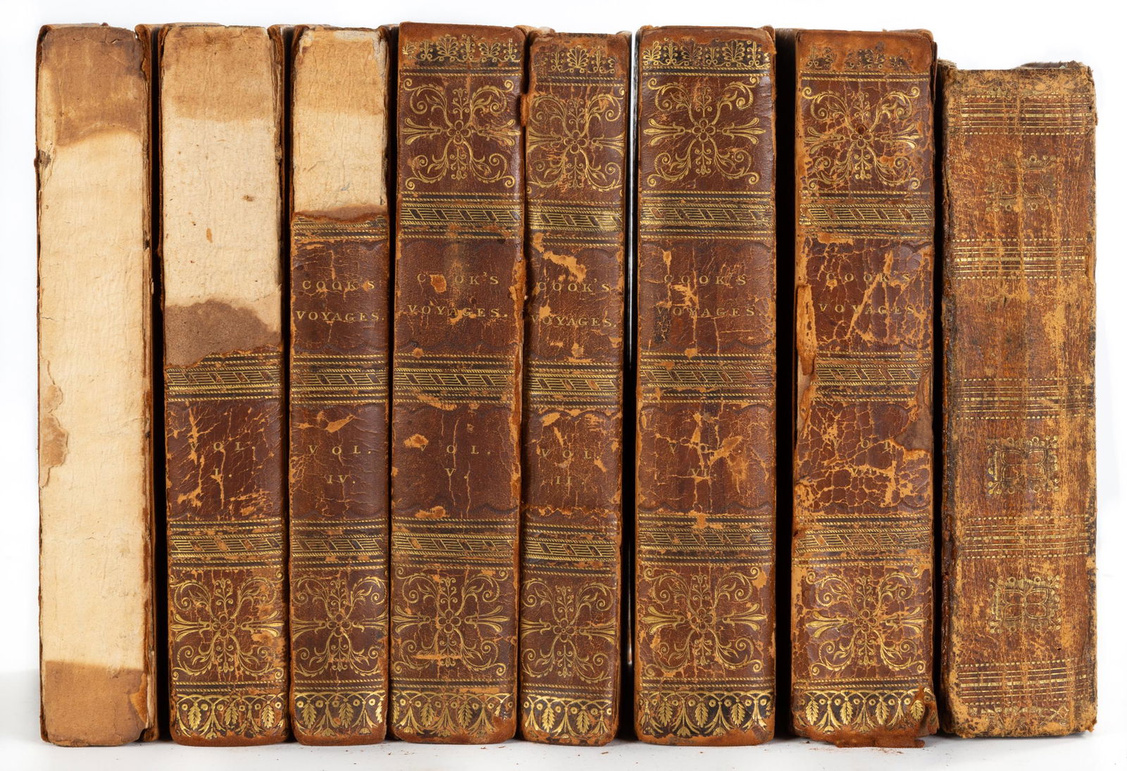 Volumes of The Voyages of Capitan James Cook Round the World (1 of 4)