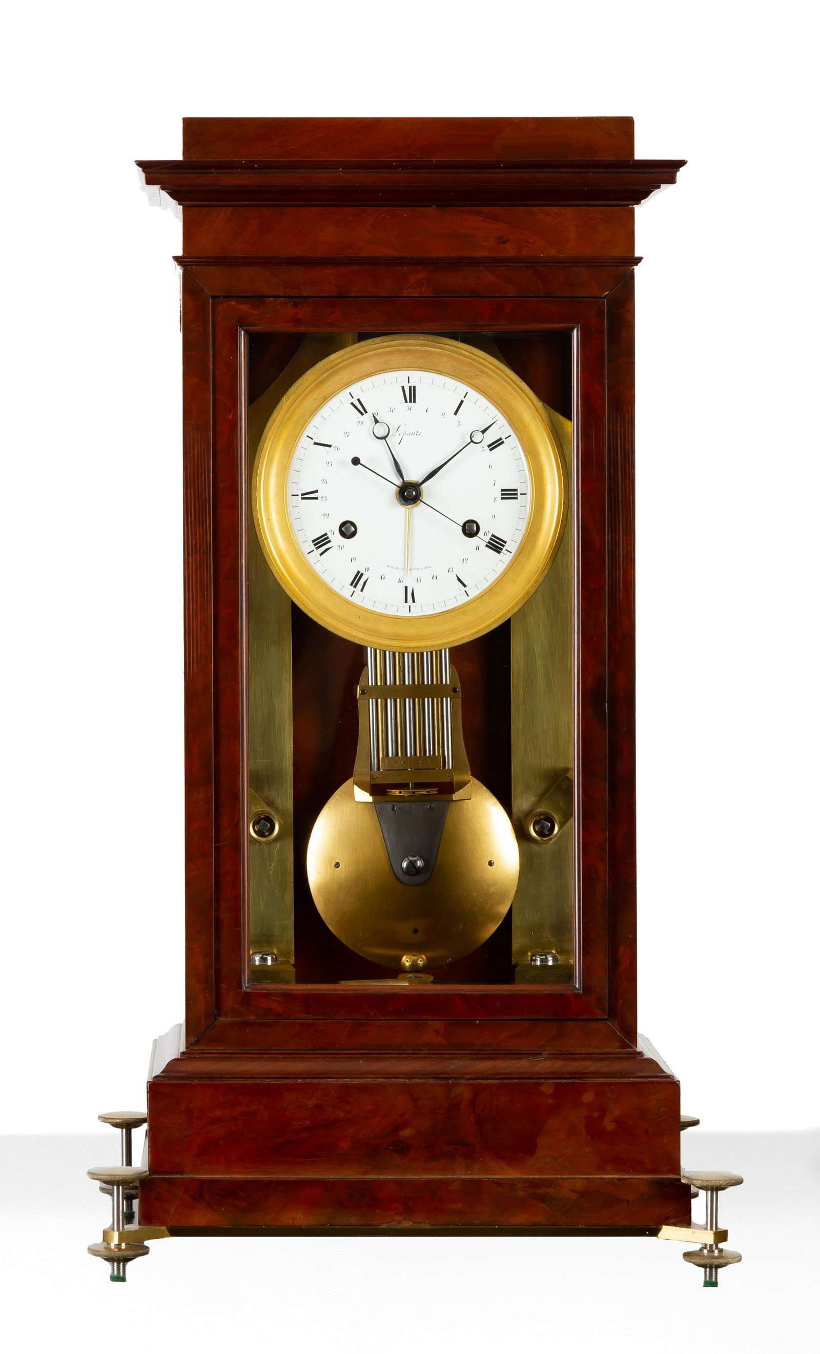 An Exceptional Michel Lepaute Mantel Regulator with Remontoir and Calendar, circa 1821 (1 of 8)
