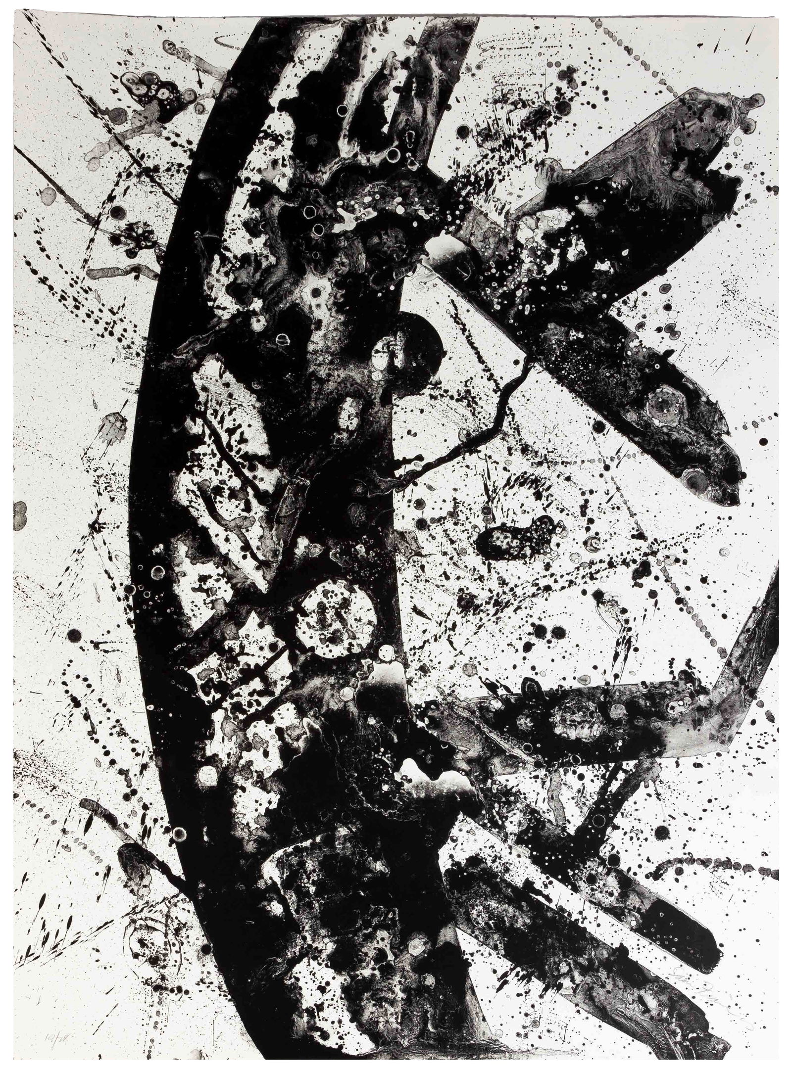 Sam Francis (American, 1923-1994) Untitled (SF-196) (1 of 2)