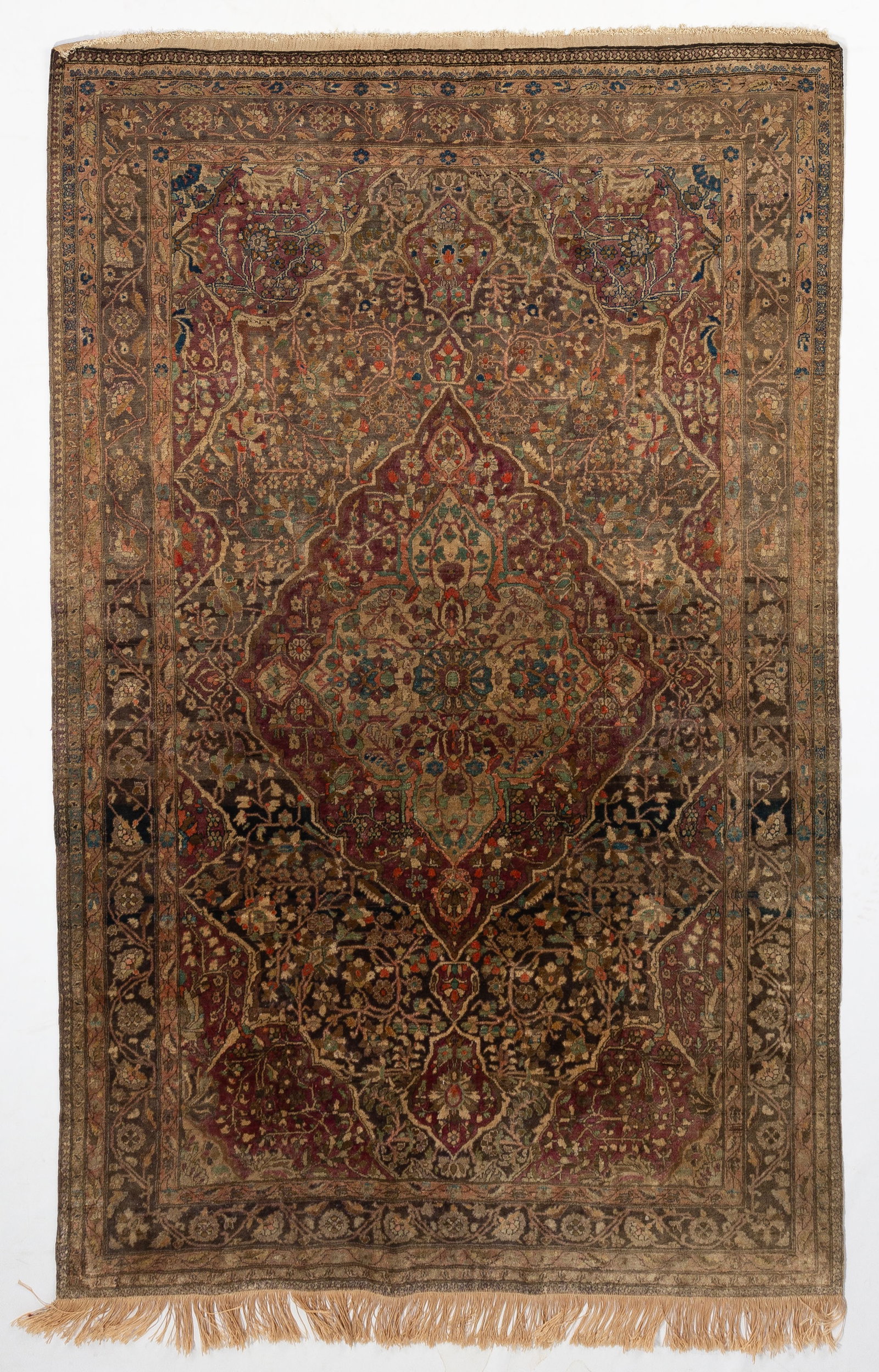(2) Similar Silk Kashan Rugs (1 of 6)