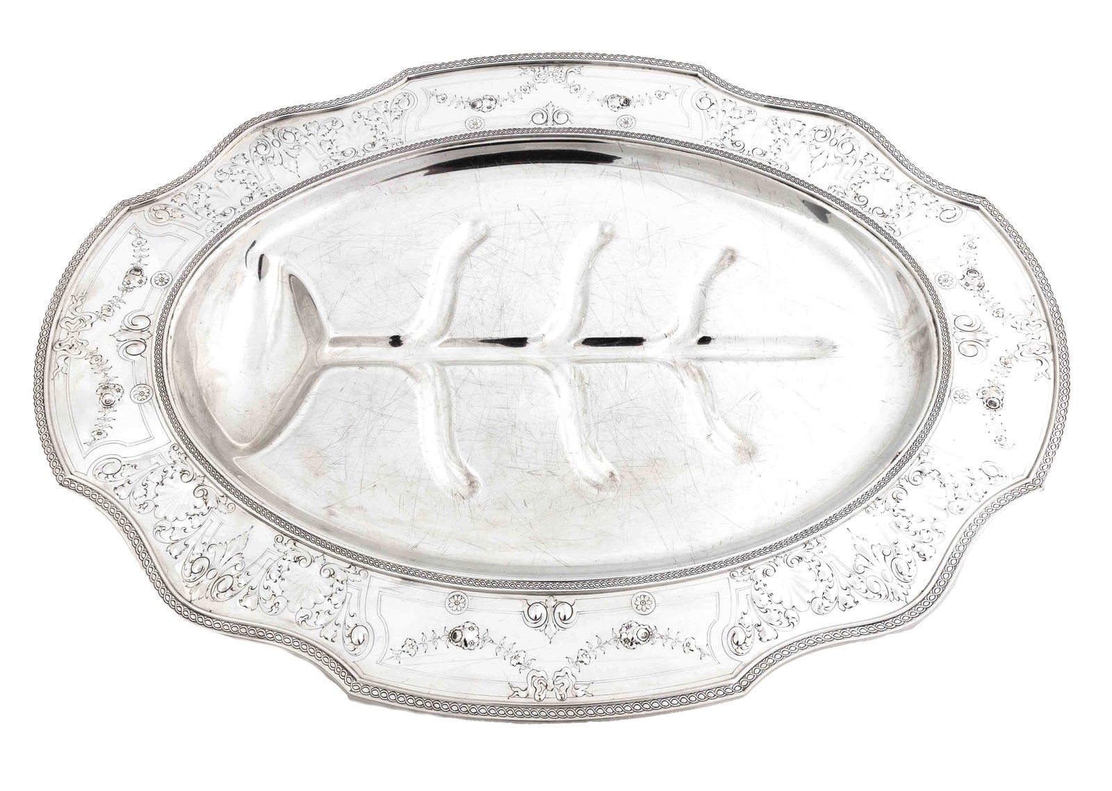 American Silver Well and Tree Platter (1 of 2)
