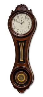 Fine & Rare E. Howard & Co. No. 6 Figure Eight Regulator: Fine & Rare E. Howard & Co. No. 6 Figure Eight Regulator Circa 1875. E. Howard & Co. Boston, Massachusetts. Black walnut case with 14 in. original painted metal dial with rare Arabic numerals, and