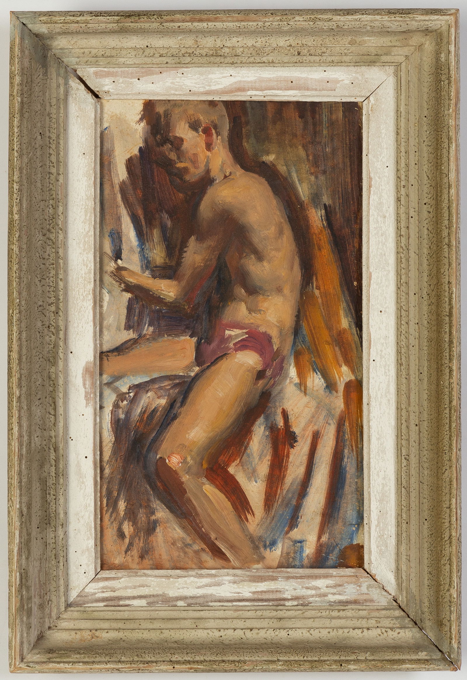 Attributed to Victor Hume Moody (British, 1896-1990) Figure of an Athlete (1 of 2)