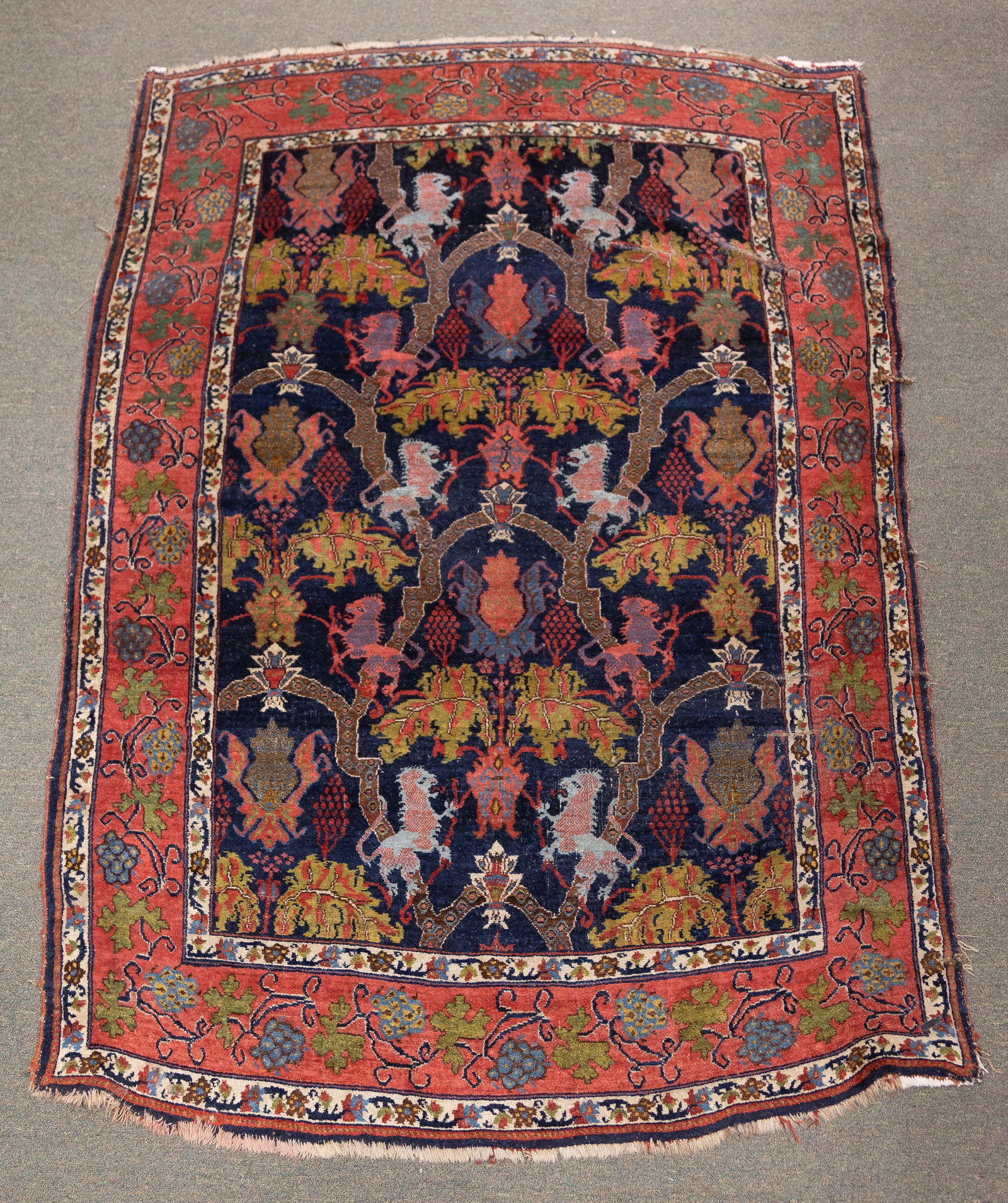 Bijar Lion Oriental Rug (1 of 9)