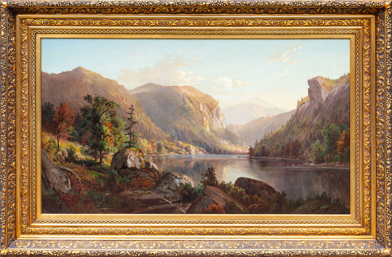 Henry W. Kemper (American, 19th Century) "New York Landscape" (1 of 5)
