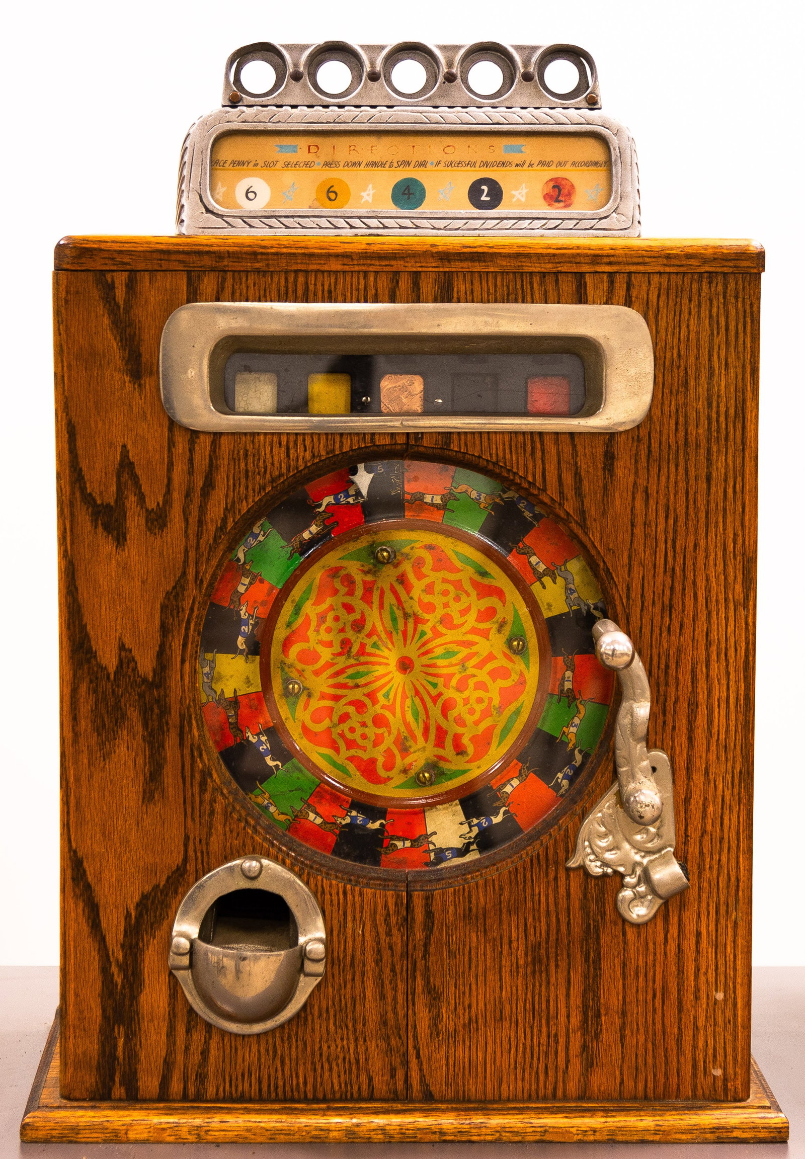 Caille Ben Hur Greyhound Penny Slot Machine (1 of 5)