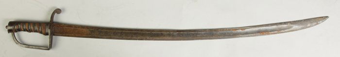 Revolutionary War Sword w/Engraving: Revolutionary War Sword w/Engraving. L 38 3/4" Blade L 33". Descended in the family of Robert Graham (1747-1794) of Spencer, MA, who was a Corporal in Captain Green's Company.
