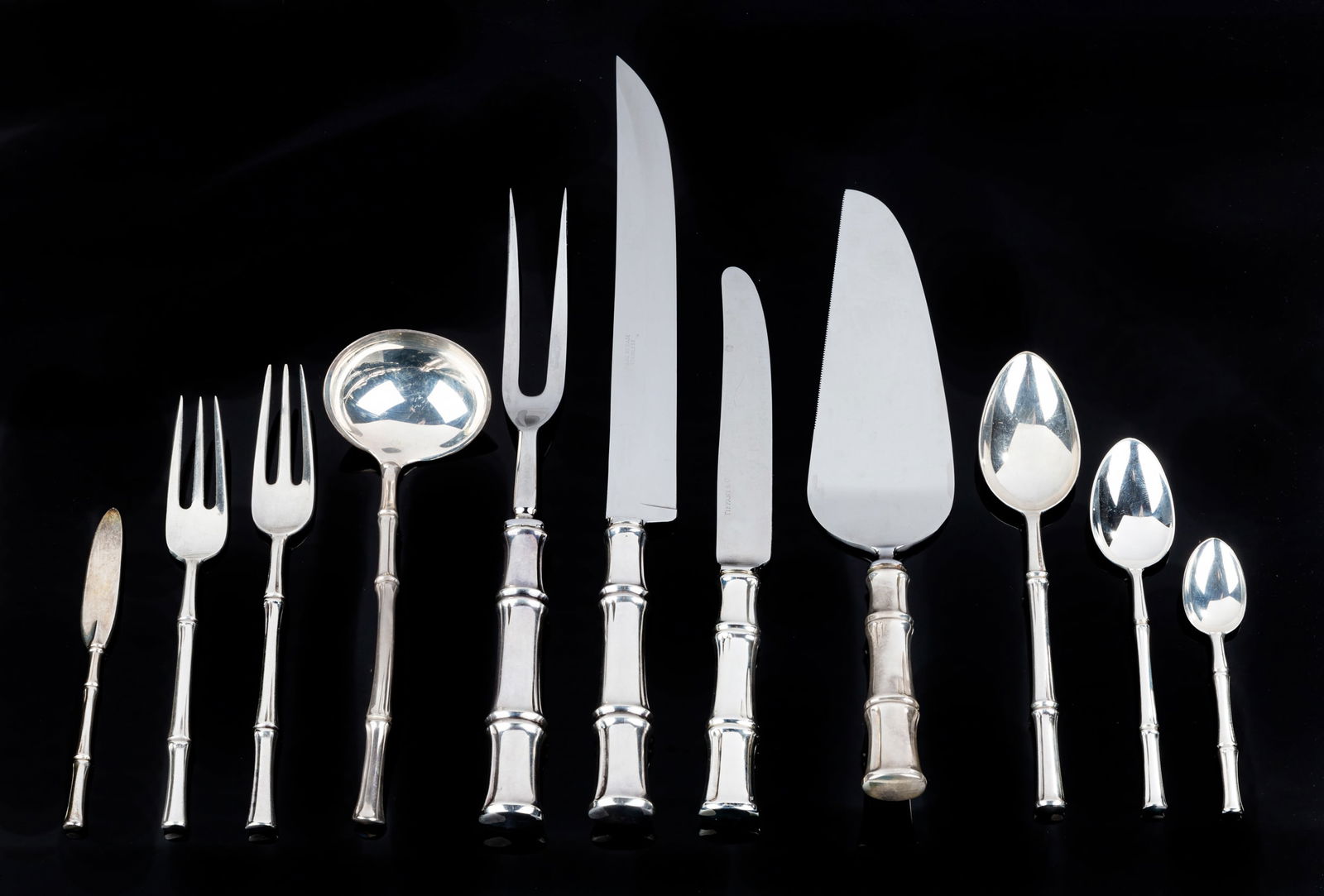Tiffany & Co. Bamboo Sterling Silver Flatware & Serving Pieces (1 of 1)