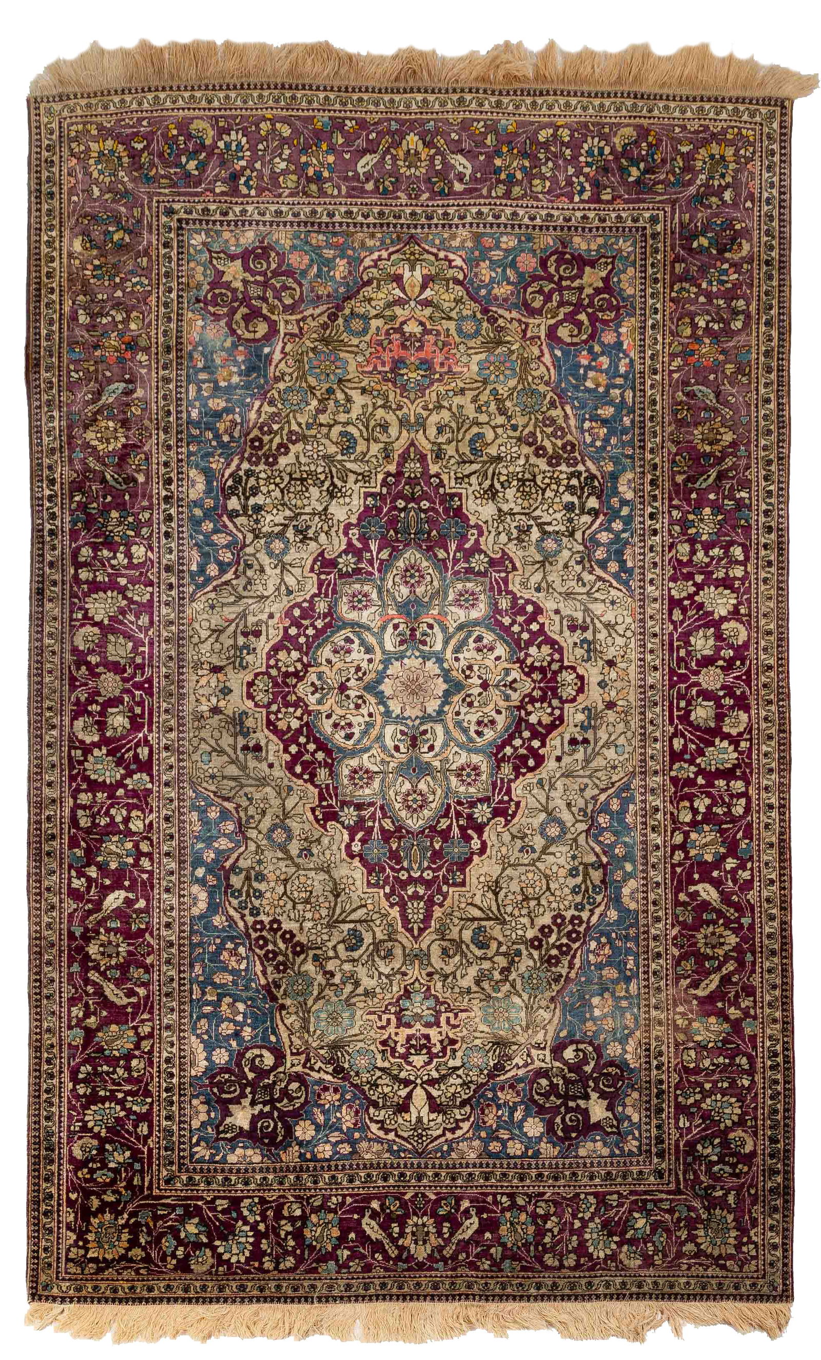 Silk Kashan Rug (1 of 6)