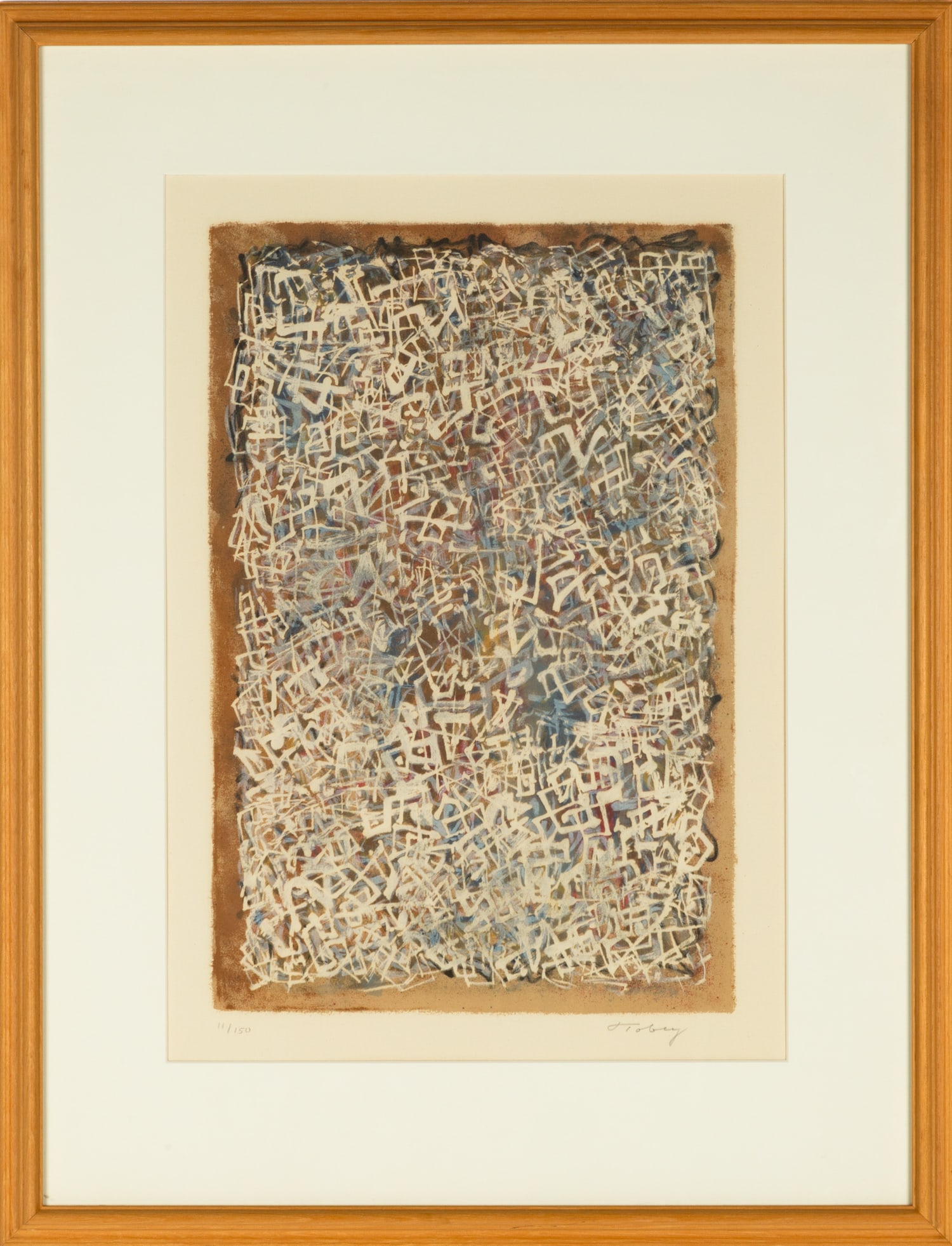 Mark Tobey (American, 1890-1976) "Confusion" (1 of 2)