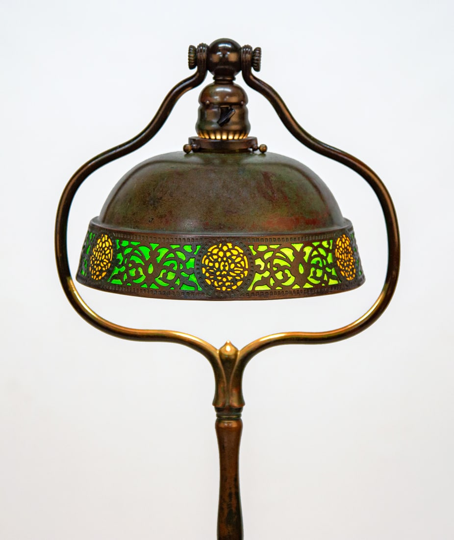 Tiffany Studios Harp Floor Lamp (1 of 5)