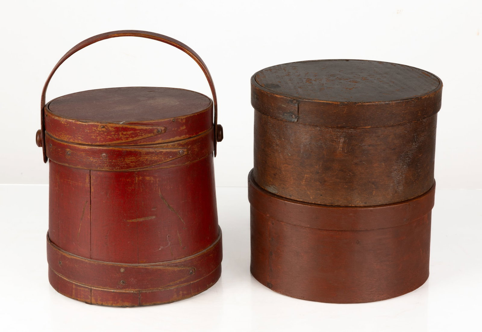 Two Round Pantry Boxes & Firkin (1 of 1)