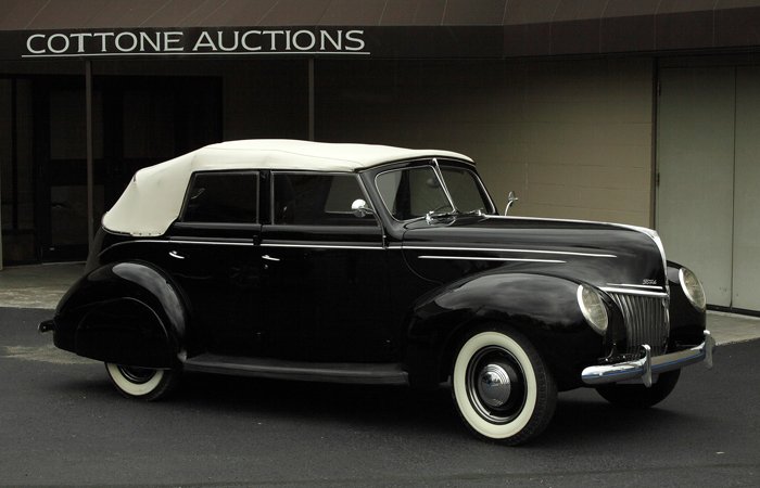 1939 Ford 4 Door Convertible: 1939 Ford 4 Door Convertible. Original flat head V-8 engine. Leather seats & interior. .