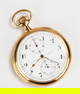 Rare Vacheron Constantin 18K Gold Quarter Repeating Chronograph Open Face Pocket Watch