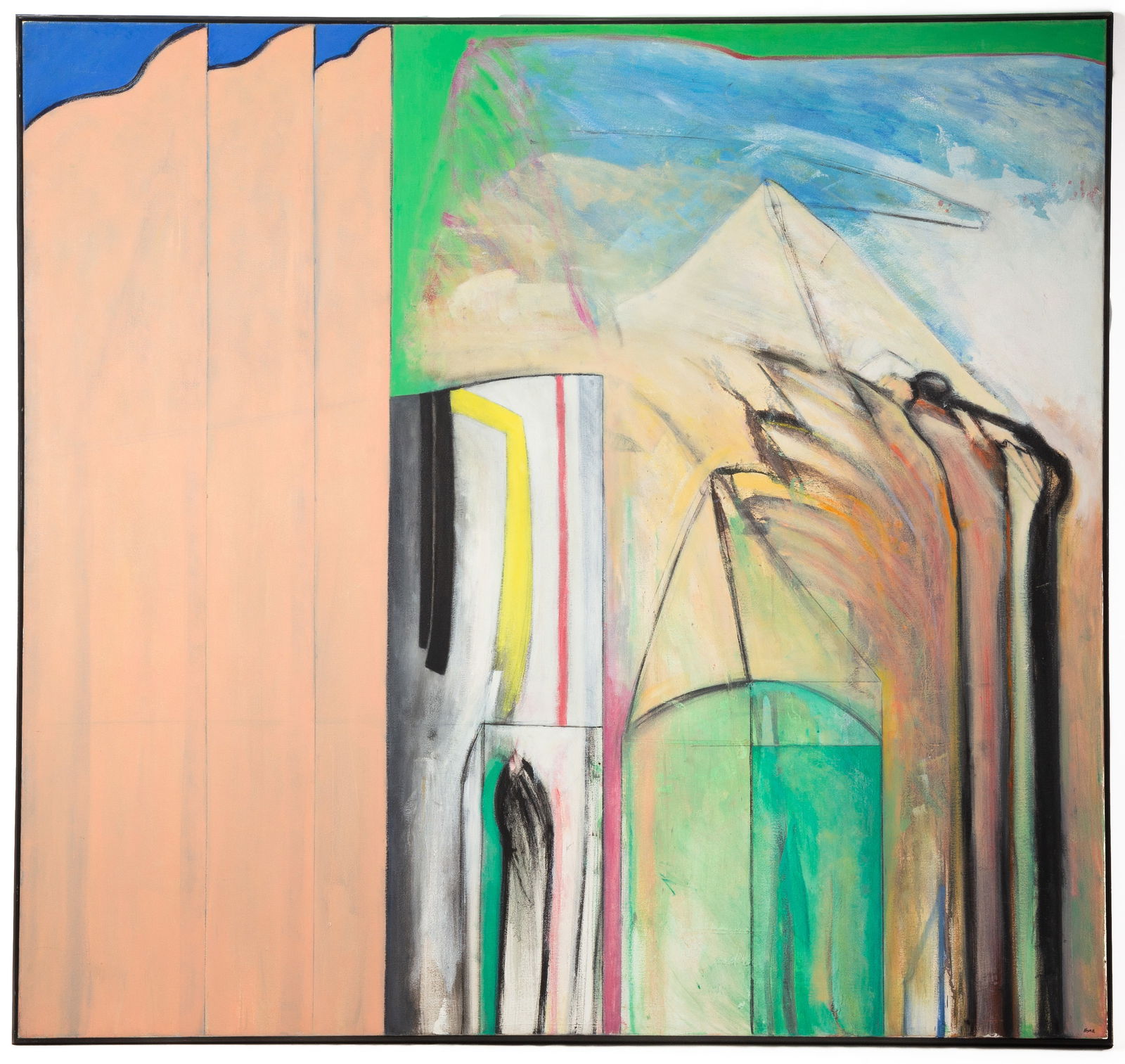 Ramiro Llona (Peruvian, b. 1947) "edipo frentea la esfinge" Mayo 1985, New York (1 of 4)