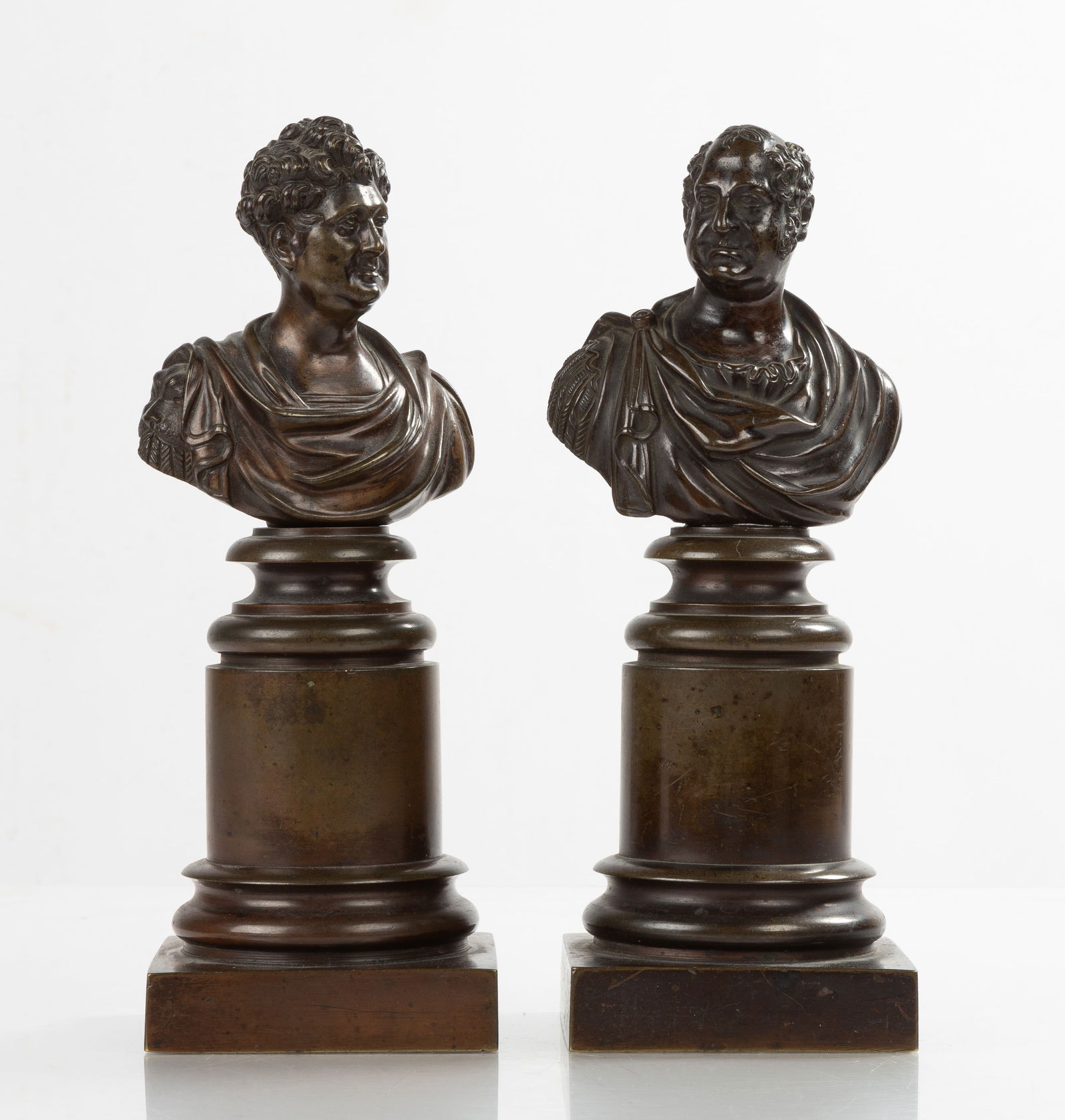Two Grand Tour Bronze Portrait Busts (1 of 3)